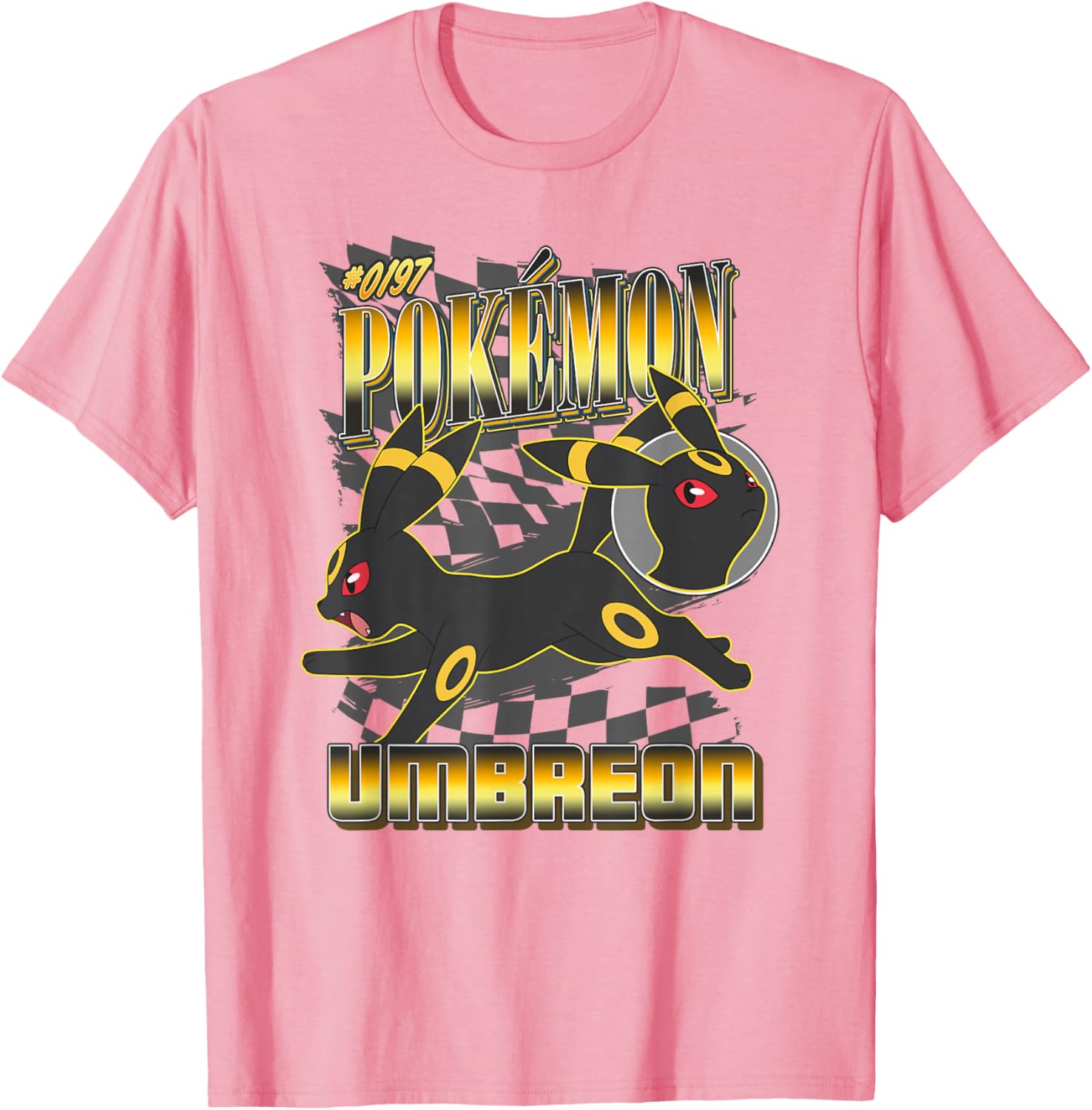 Pokémon 0197 Umbreon Racing Style Poster T-Shirt for Fans and Collectors - 7