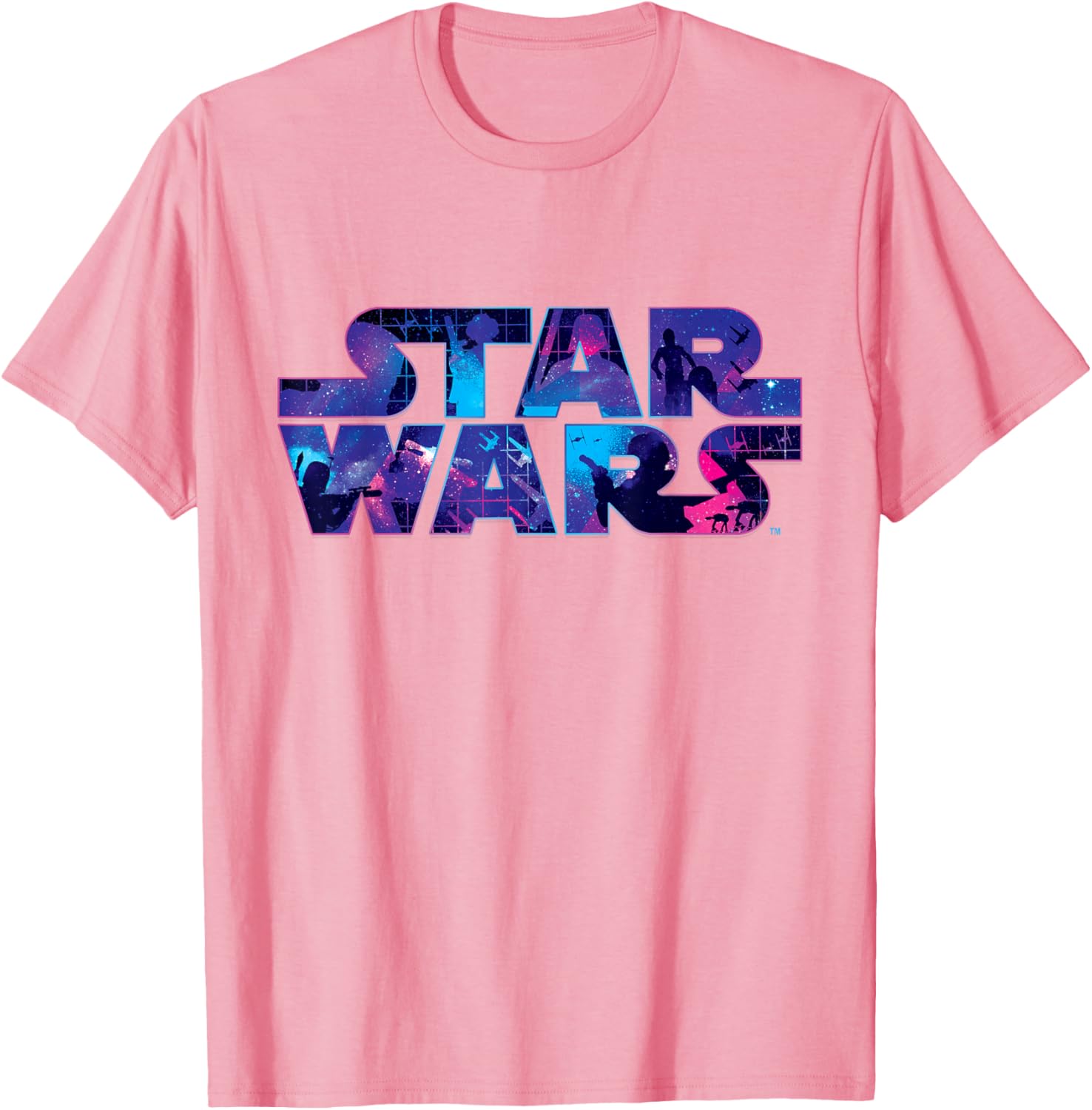 Retro 90s Star Wars Logo Galaxy T-Shirt for Fans of Classic Sci-Fi - 11