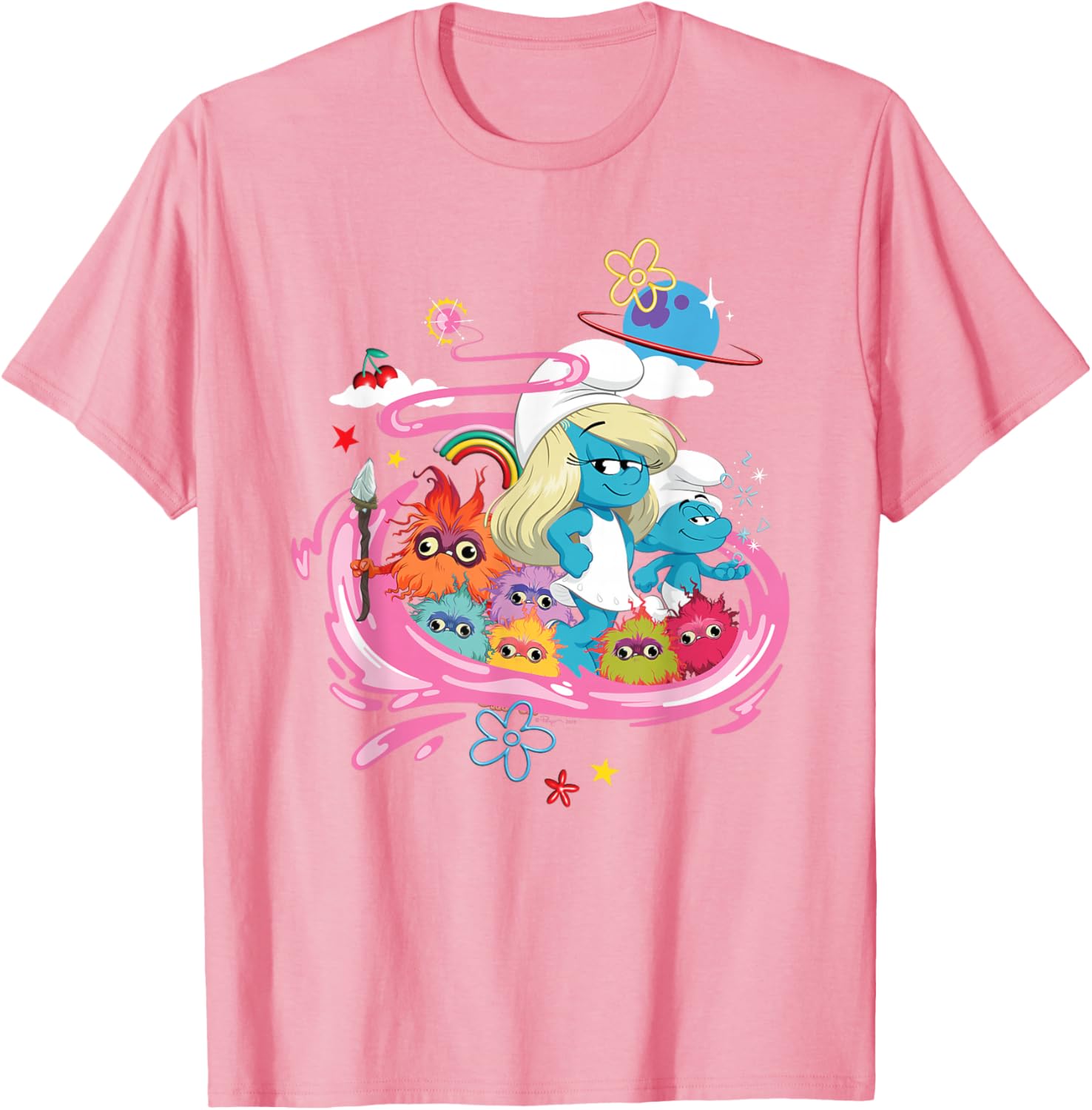 Smurfs Movie Smurfette No Name Mama Poot T-Shirt for Fun Loving Fans - 2