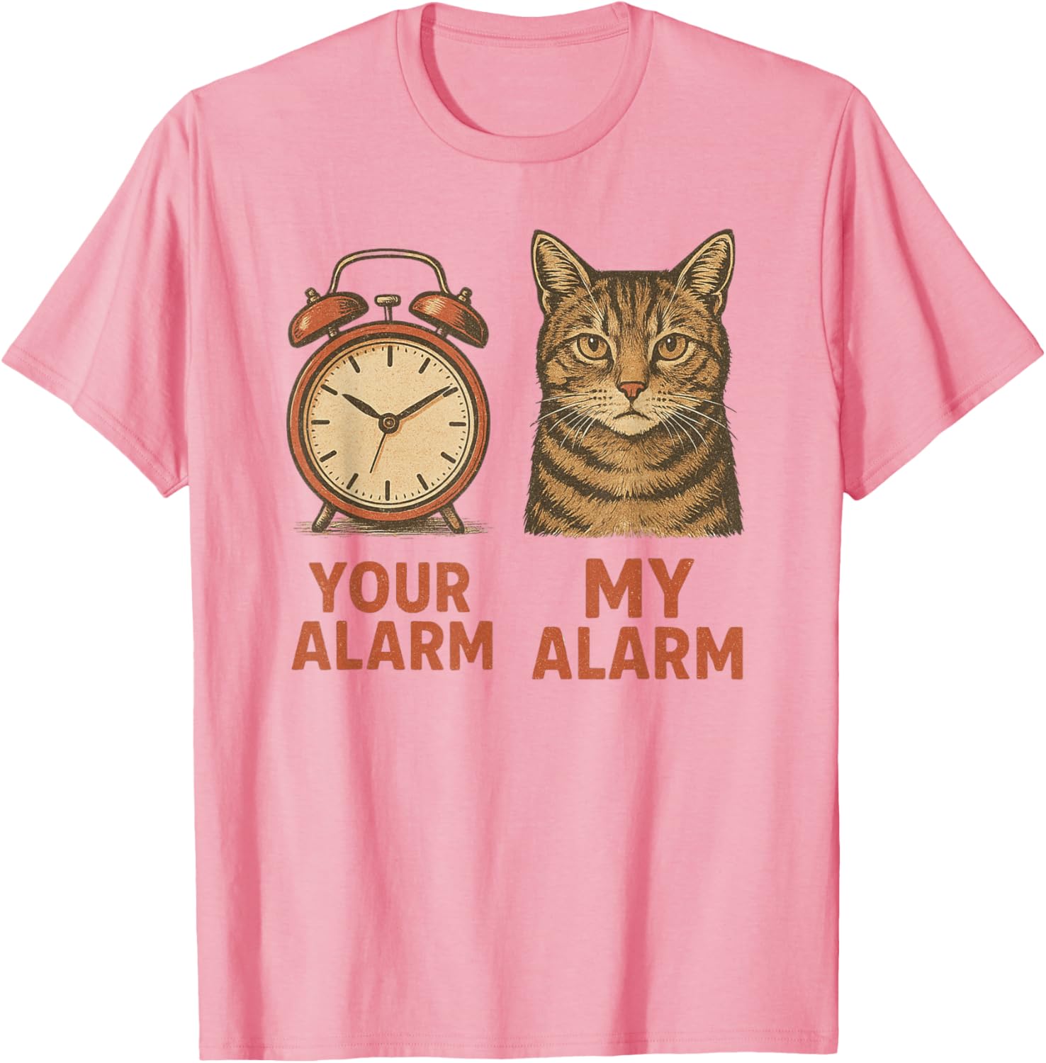 Vintage Kitty Print T-Shirt for Cat Lovers - Funny 60's Style Top - 9