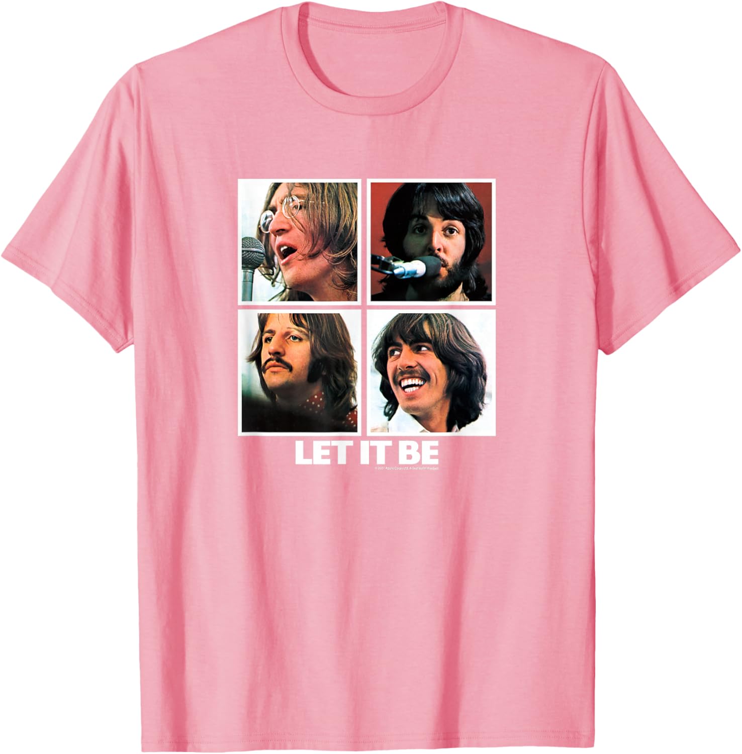 The Beatles Let it Be Square T-Shirt for Music Lovers and Fans - 9