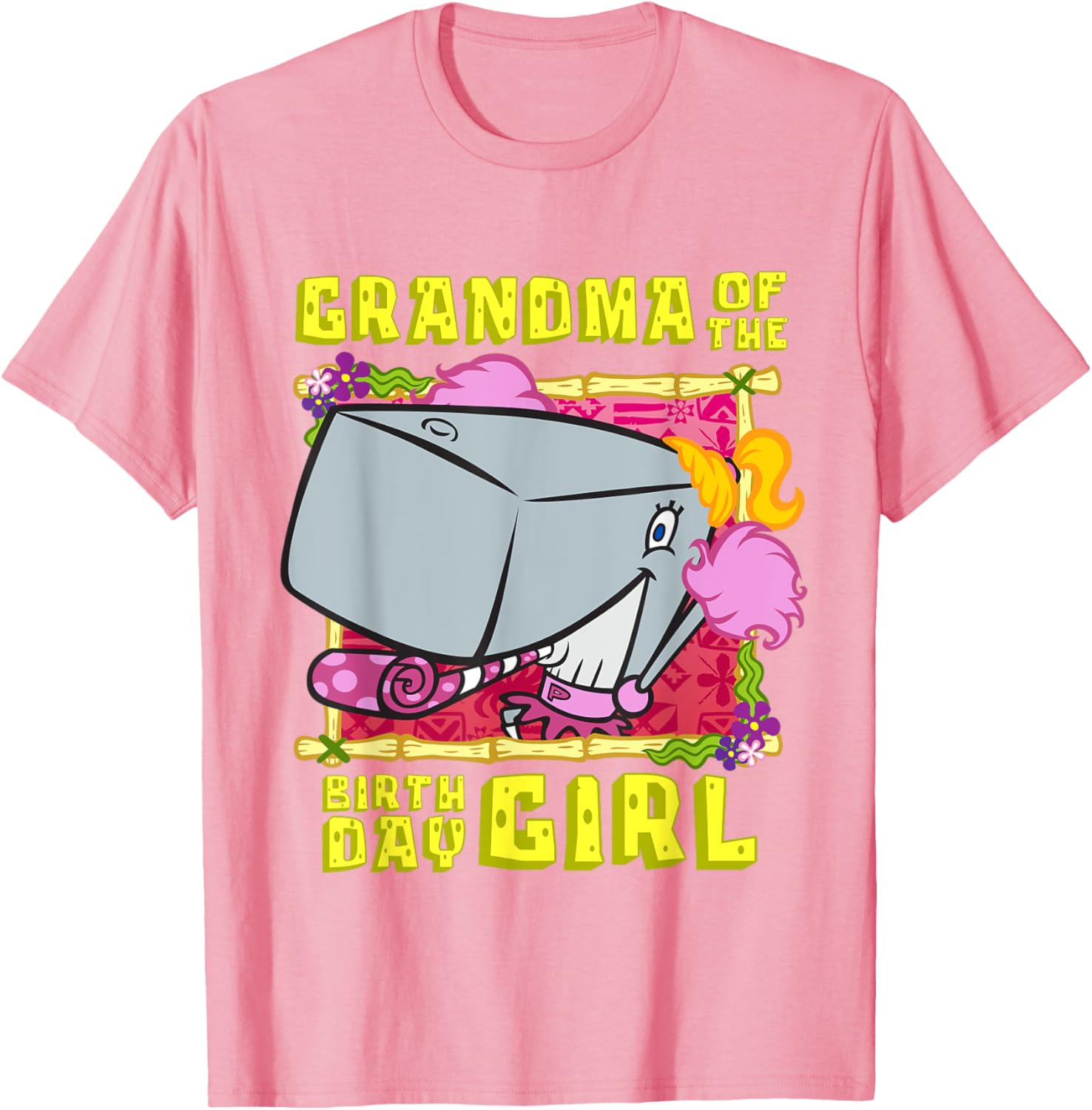 SpongeBob Pearl Grandma T-Shirt for Birthday Girls - Fun Grandmother Gift - 7