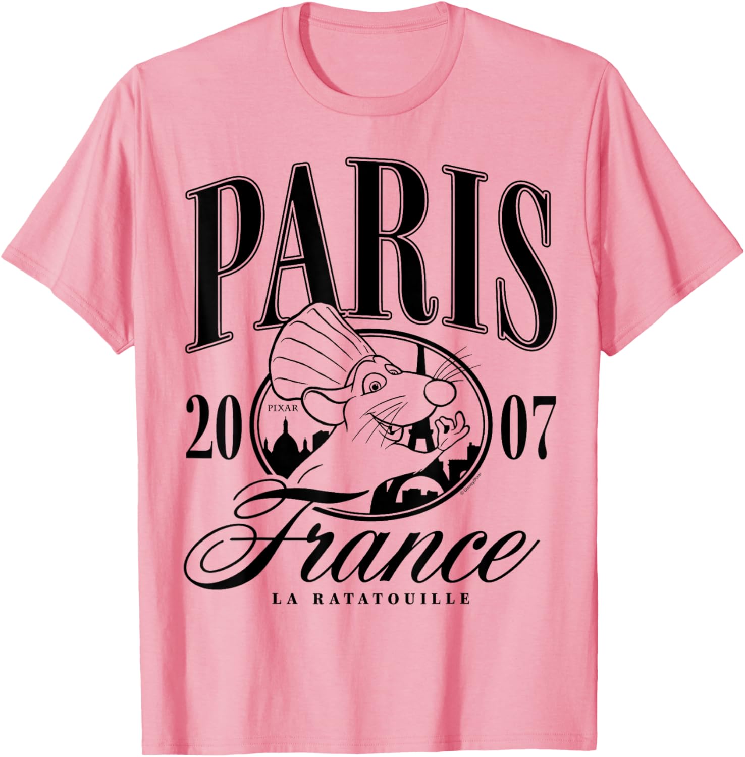 Ratatouille Paris Collegiate T-Shirt for Stylish Movie Fans - 3