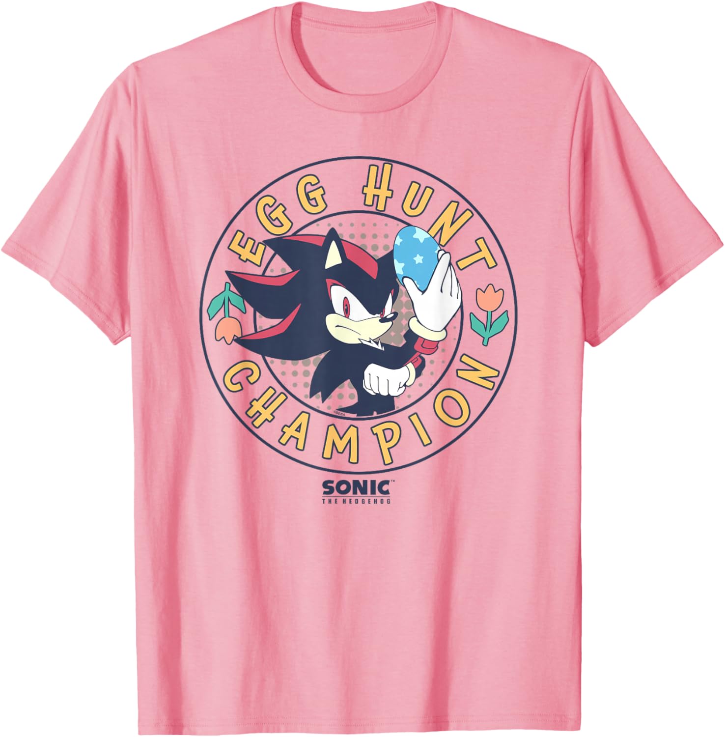 Sonic the Hedgehog Easter Shadow Egg Hunt Champion T-Shirt for Fans - 3