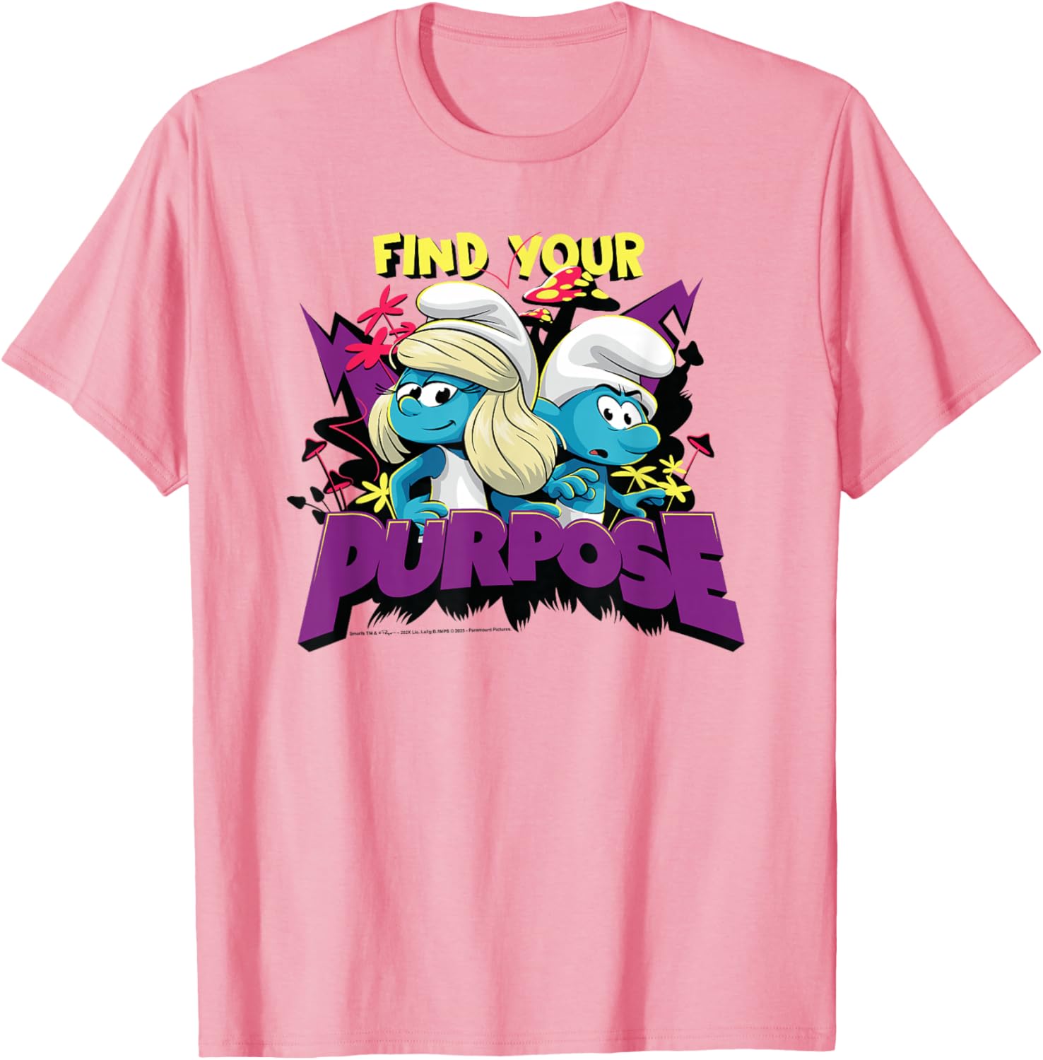 Smurfs Movie Find Your Purpose Nature Duo T-Shirt for Adventurers - 5