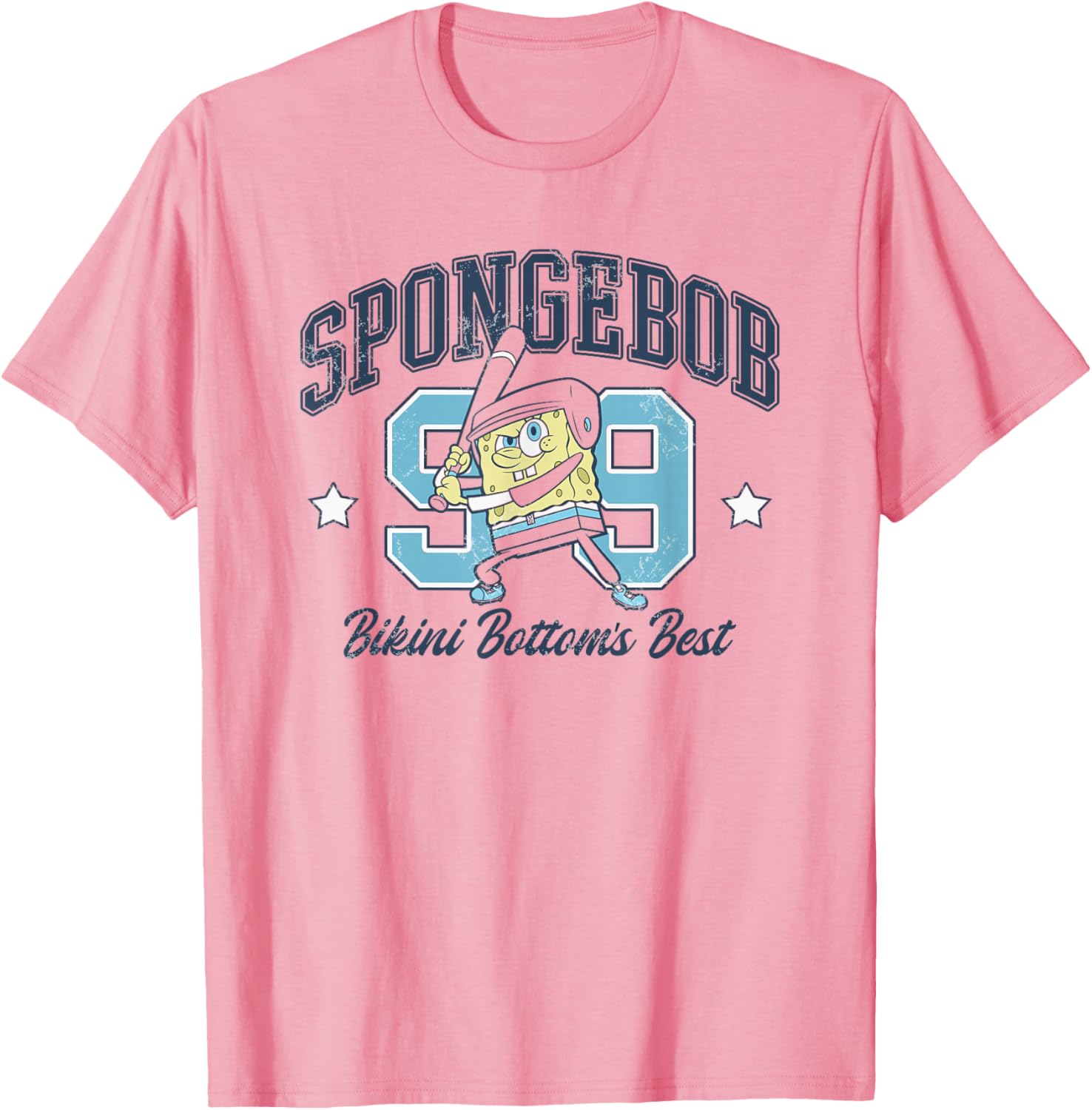 SpongeBob SquarePants Retro Baseball T-Shirt for Fun Fans - 1