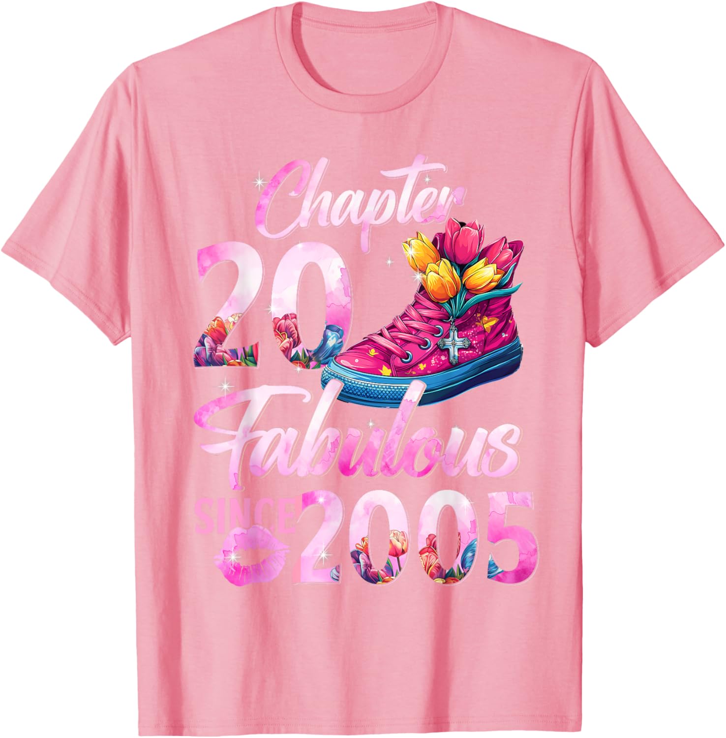 20th Birthday Queen T-Shirt Perfect Gift for 2005 EST Celebration - 26