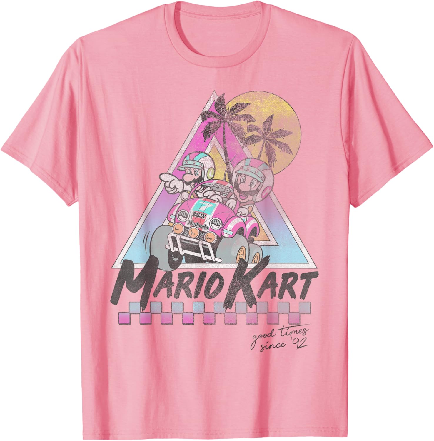 Vintage Mario Kart Mario and Luigi T-Shirt for Gamers Since 92 - 10