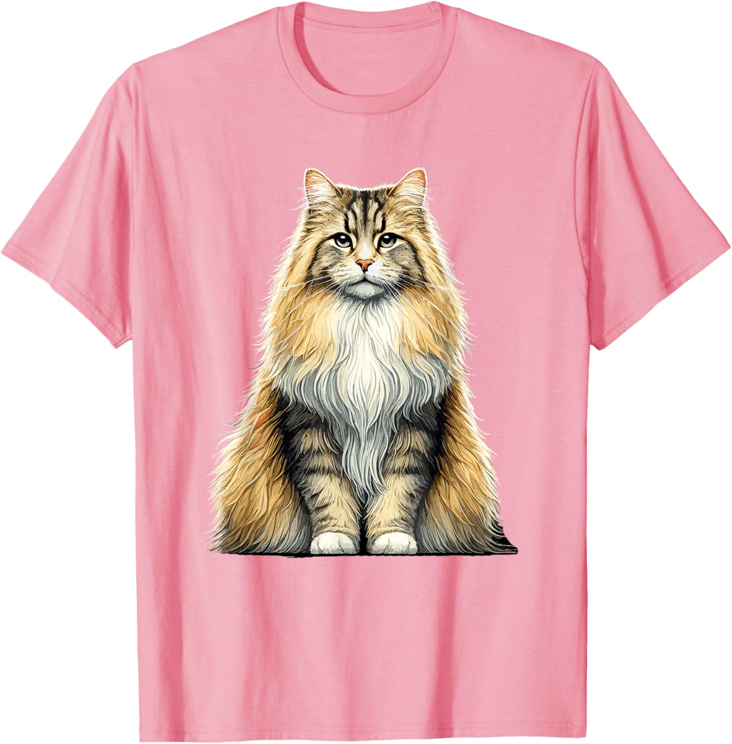 Norwegian Forest Cat T-Shirt for Cat Lovers - Cute and Comfy Design - 4