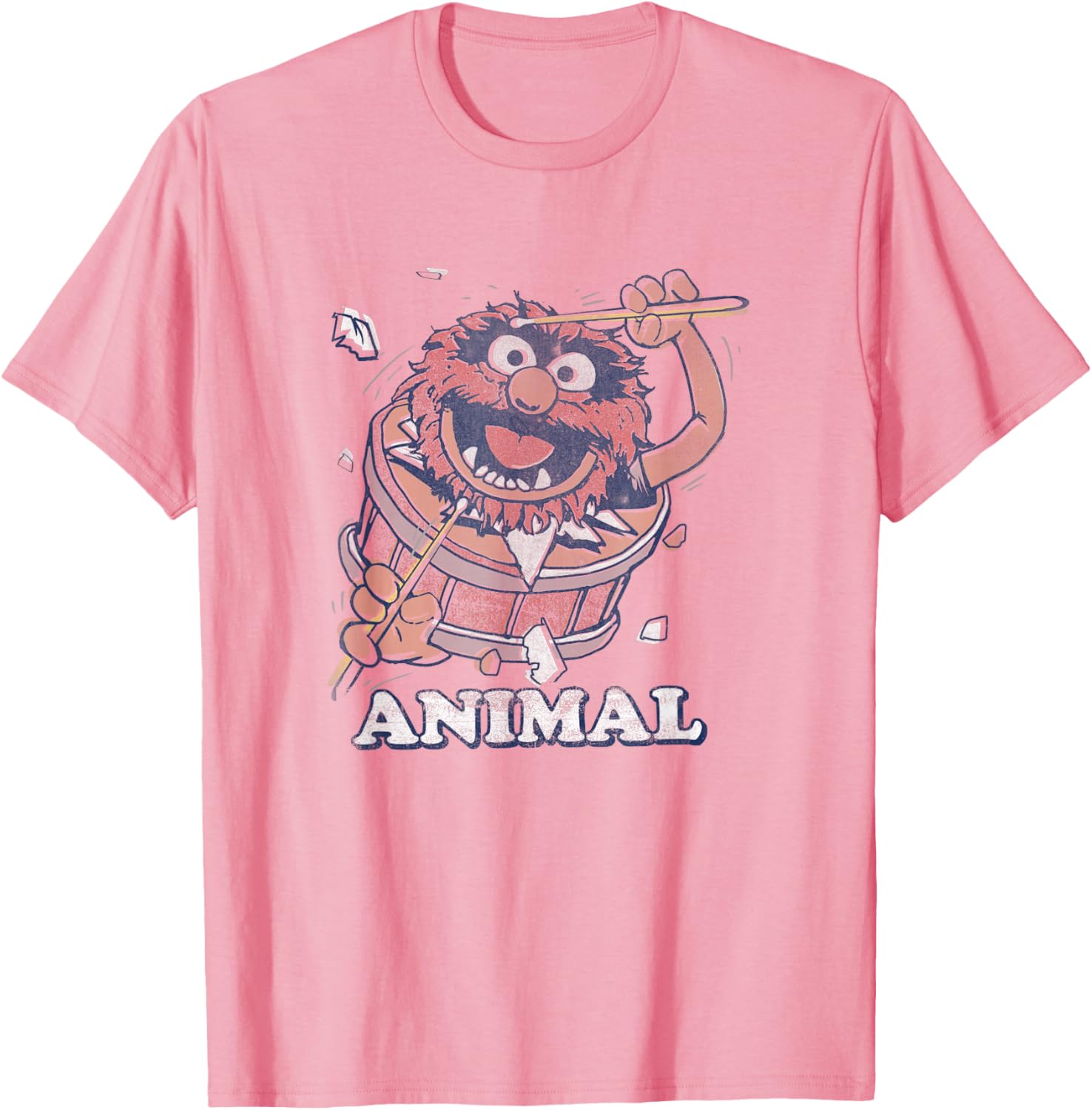 Vintage Disney Muppets Animal Drummer T-Shirt for Fans and Collectors - 7