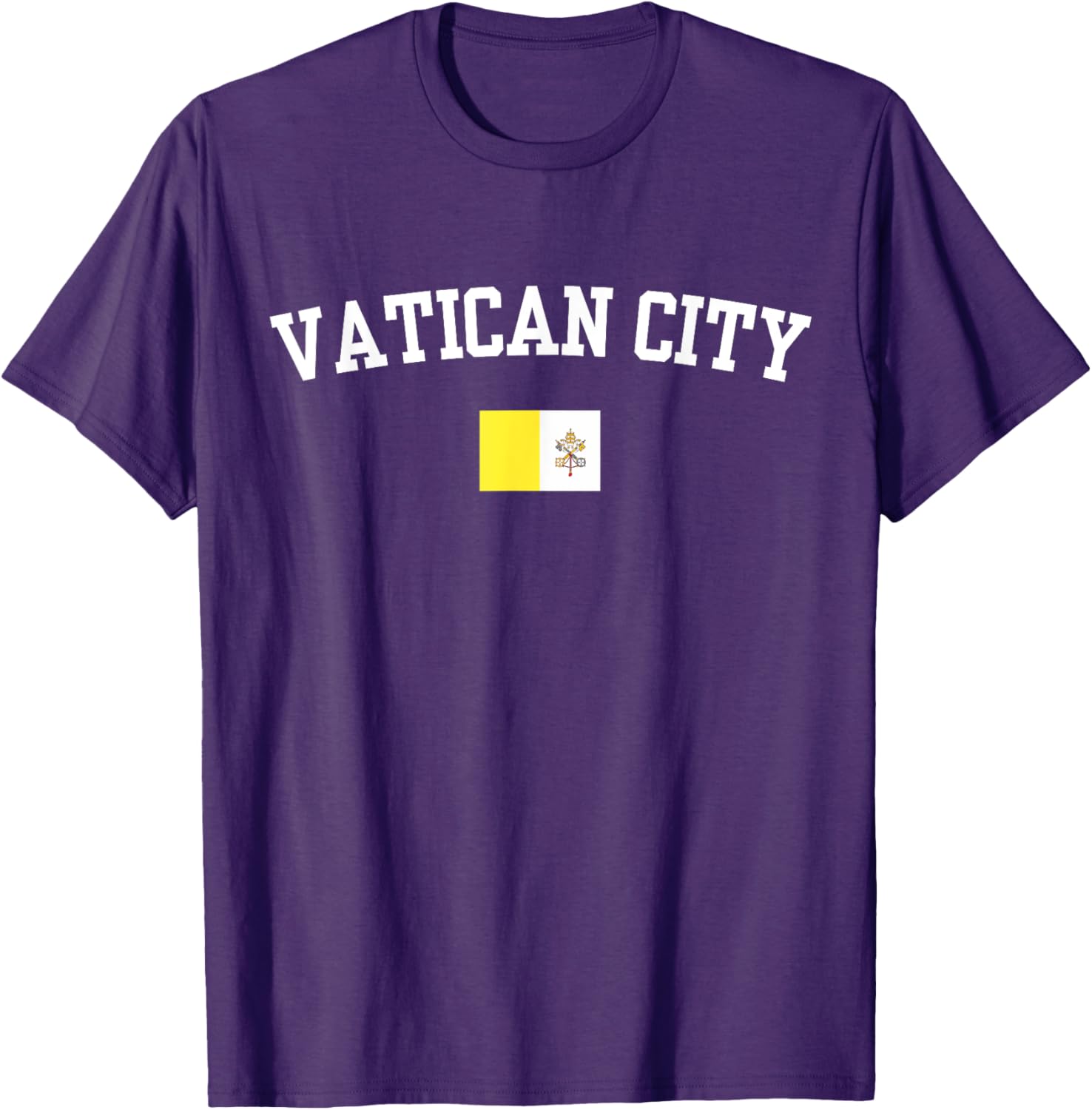Vatican City Flag Travel T-Shirt Perfect for Souvenir Lovers - 5