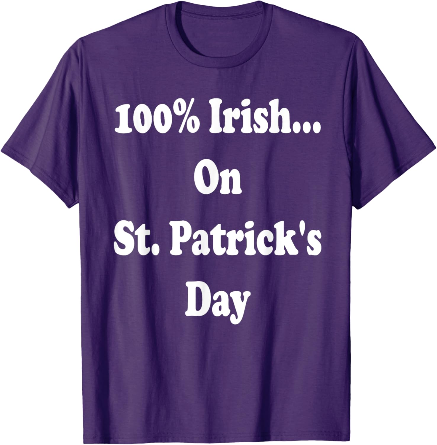 100 Percent Irish St. Patrick's Day T-Shirt for Festive Celebrations - 20