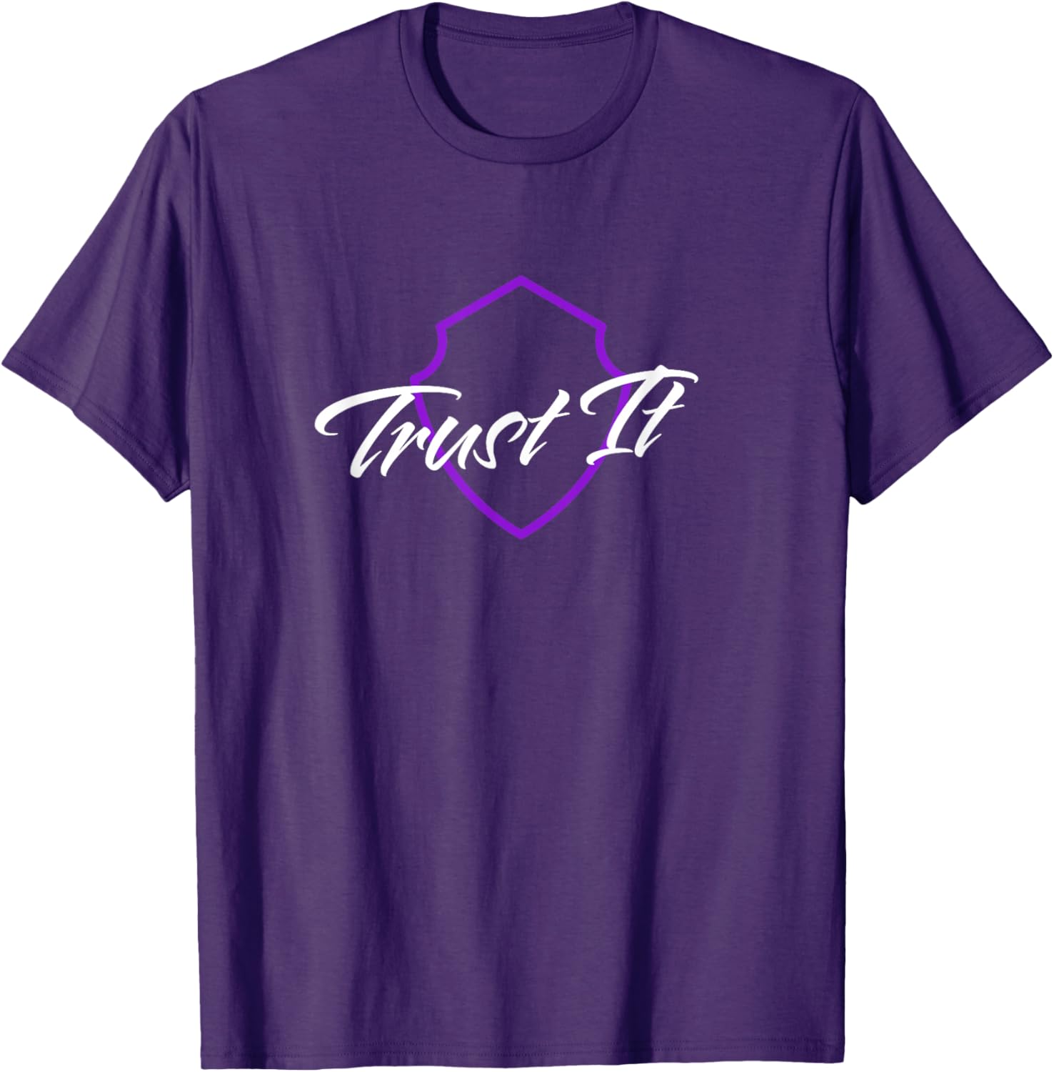 Trust It Shield T-Shirt for Men and Women - Stylish Comfortable Wear - 20