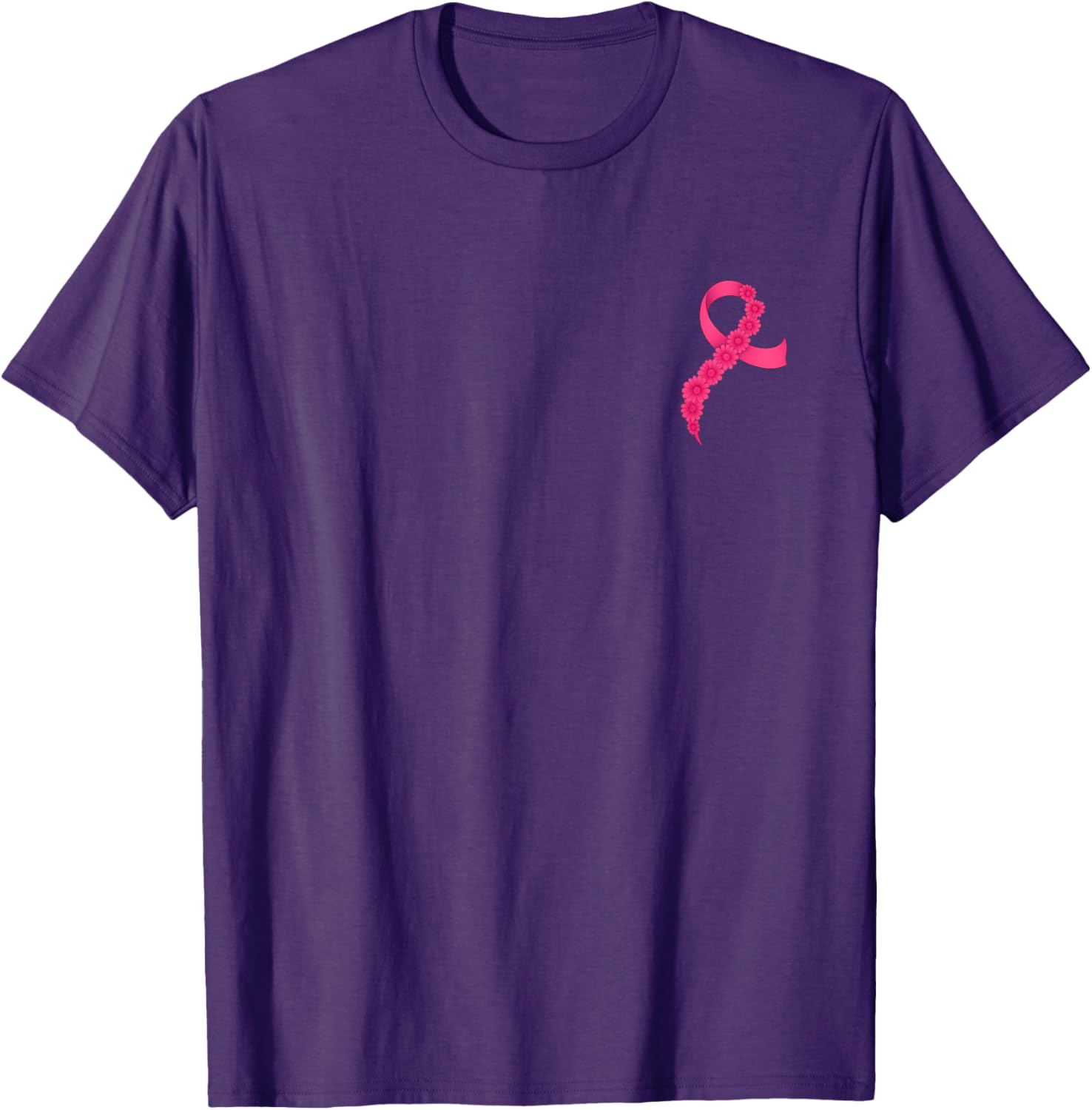 Support Breast Cancer Awareness with Pink Ribbon T-Shirt for Men and Women - 9