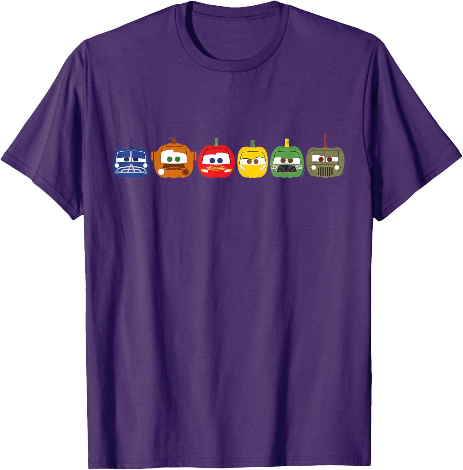 Disney Pixar Cars Halloween Pumpkin T-Shirt for Kids and Adults - 5