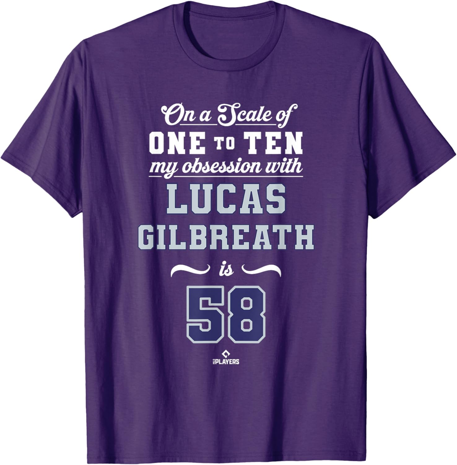 Obsession Lucas Gilbreath 58 Colorado MLBPA T-Shirt for Fans and Comfort - 2