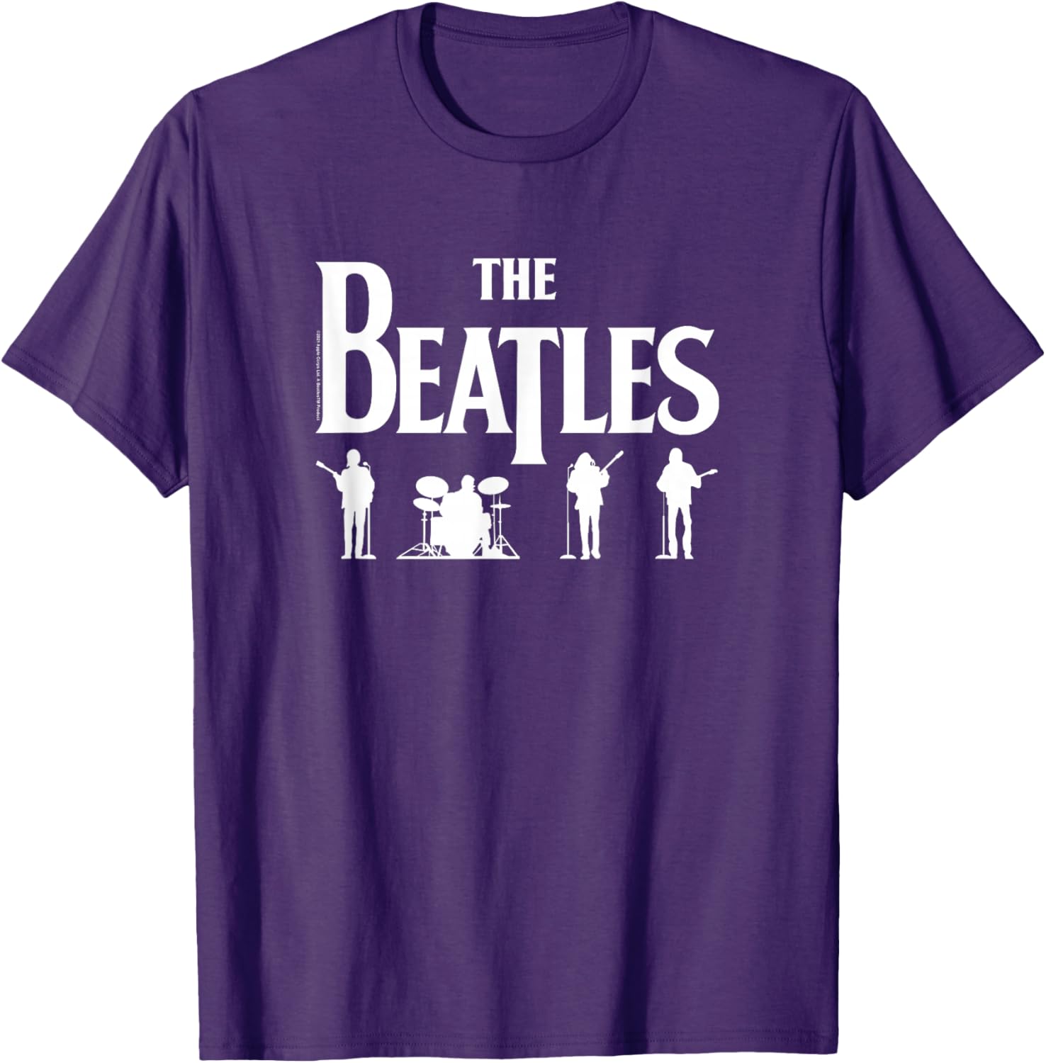 The Beatles Let It Be Light Silhouettes T-Shirt for Music Lovers - 1