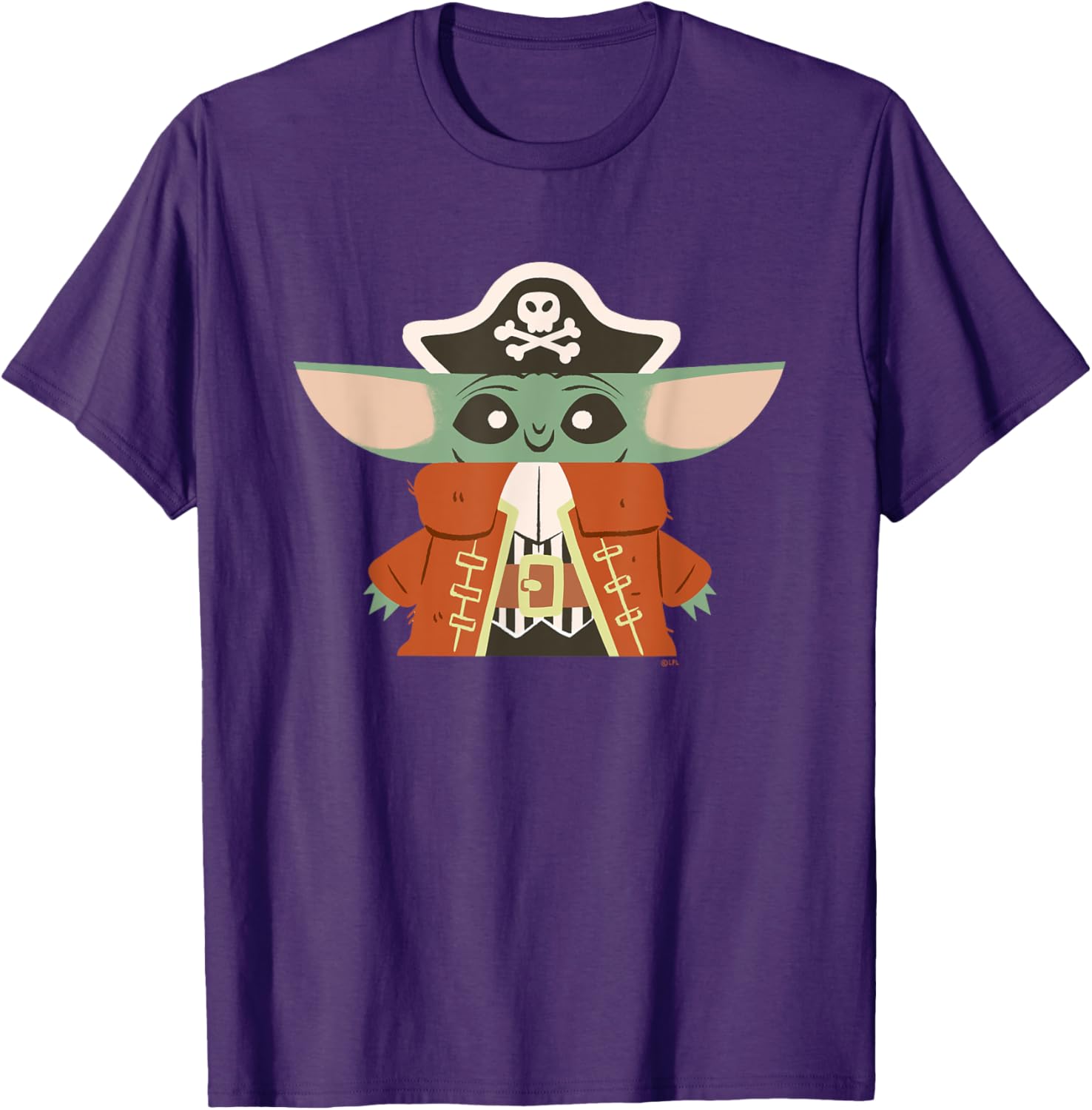 Grogu The Mandalorian Pirate Halloween Costume T-Shirt for Kids and Adults - 10