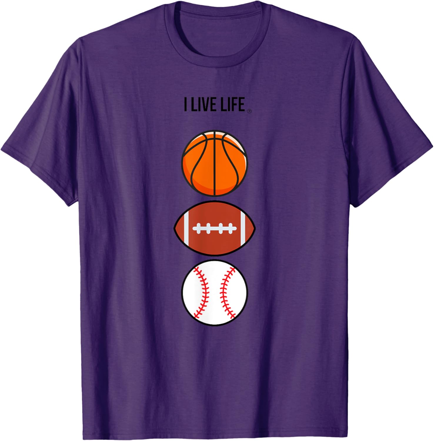 Ultimate Sports Fan T-Shirt for Basketball Football Baseball Lovers - 10