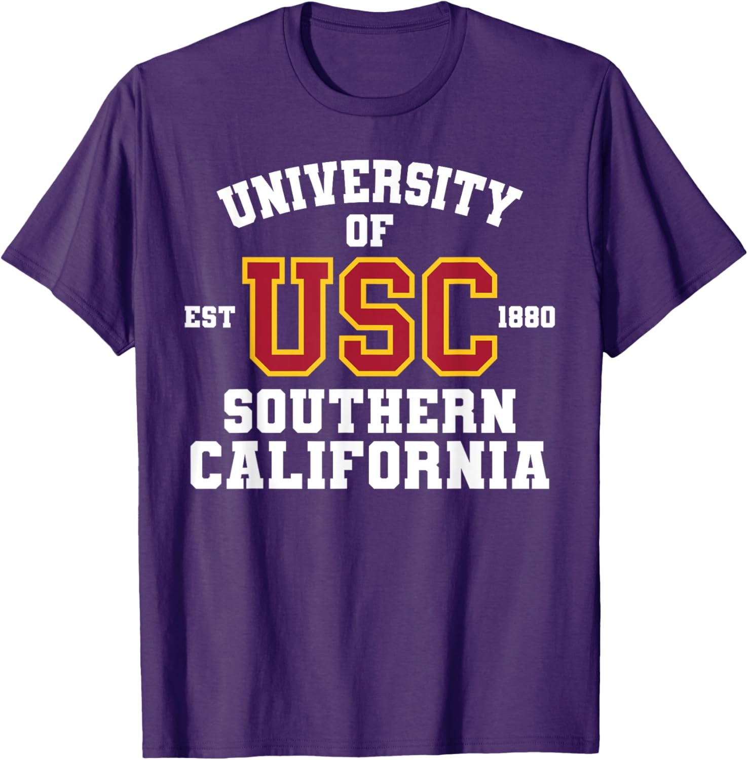 USC Established 1880 University of Southern California T-Shirt for Fans - 7
