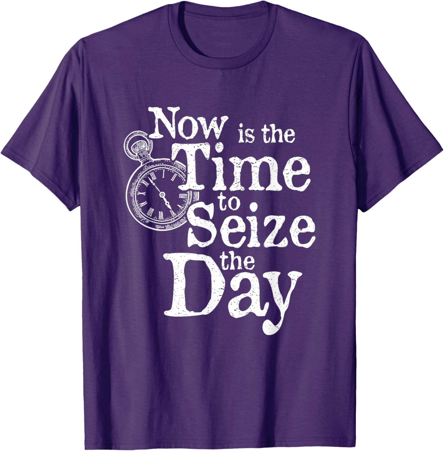 Seize the Day Motivational Quote T-Shirt for Back to School Fun - 8
