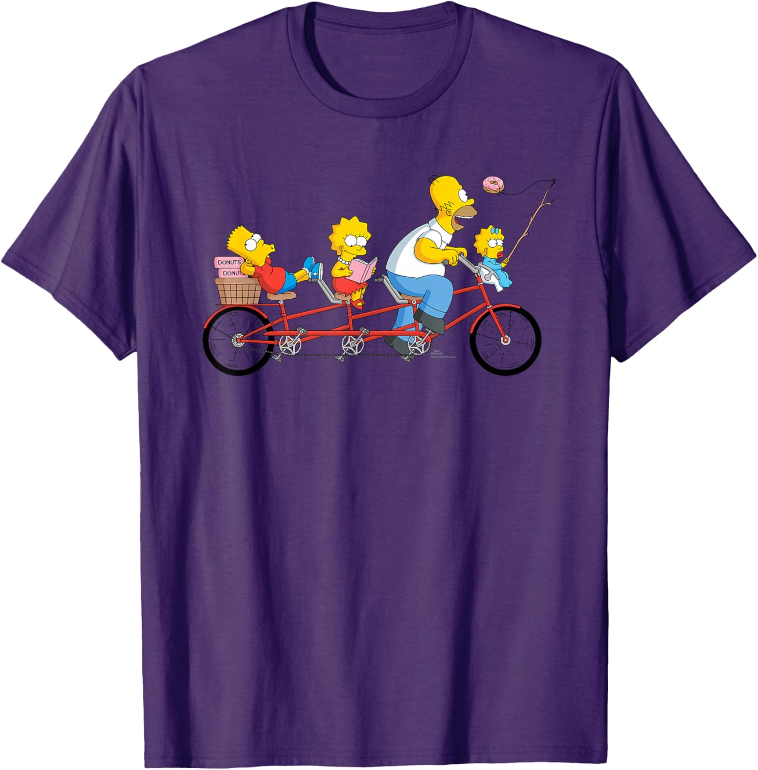 The Simpsons Father's Day Homer Kids Bike Ride T-Shirt for Dad - 13