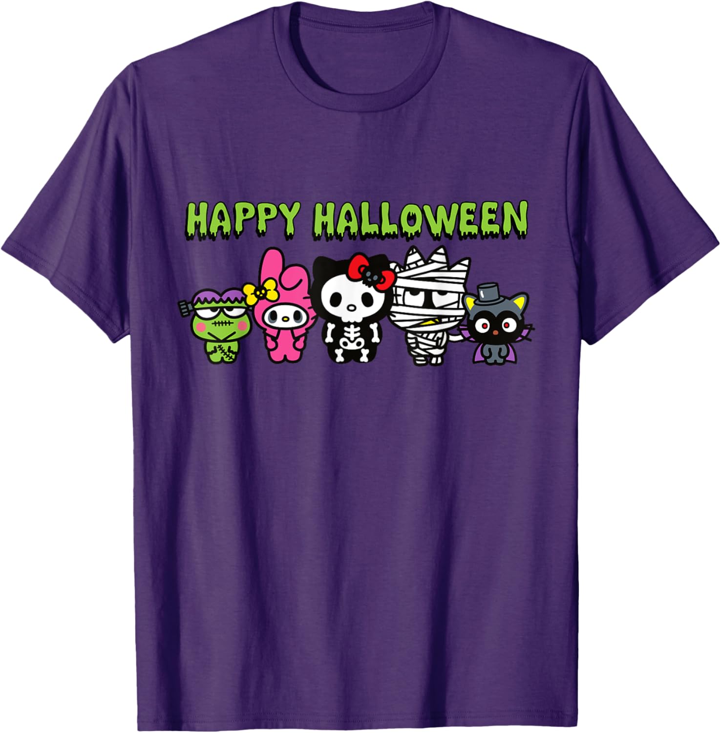 Adorable Hello Kitty Halloween T-Shirt for Kids and Adults - 3