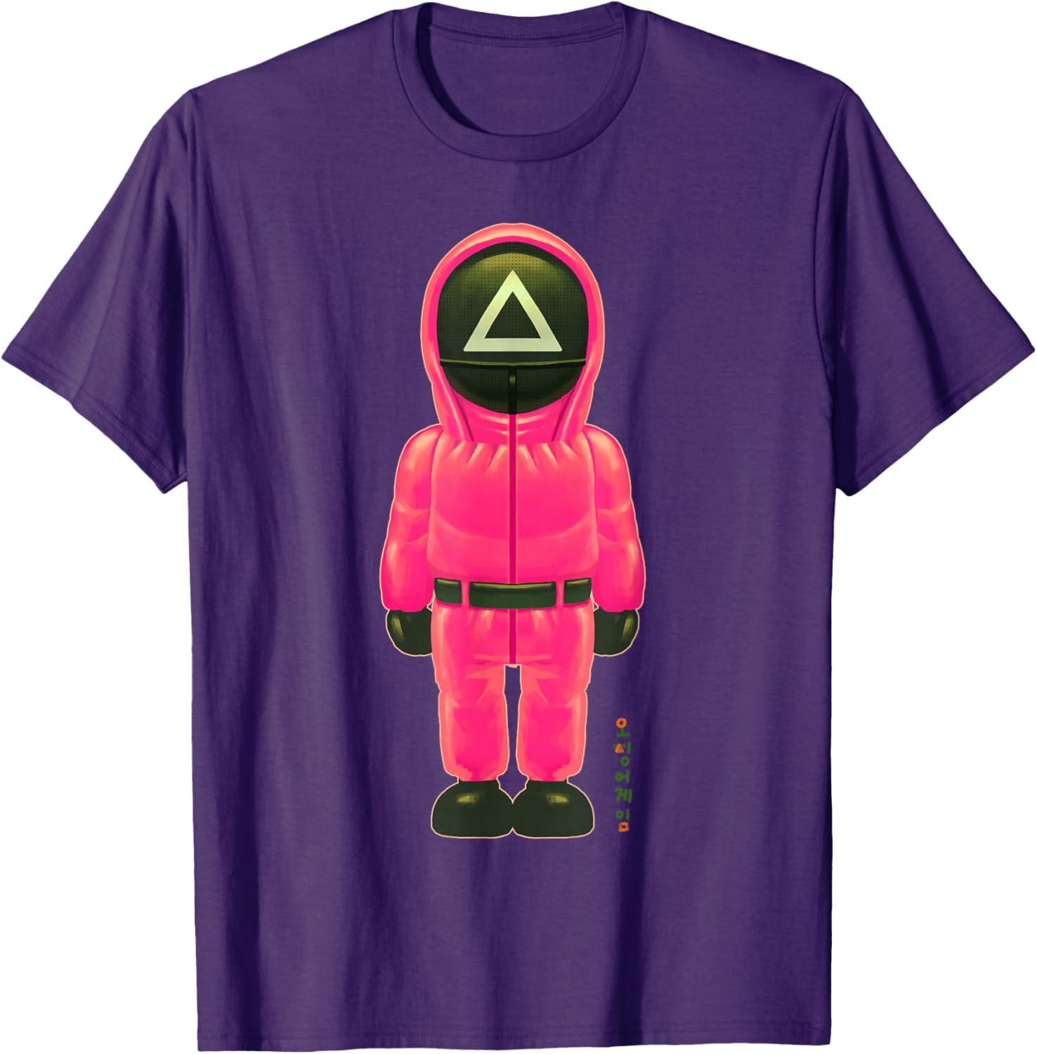 Squid Game Chibi Pink Soldier Full Body T-Shirt for Fans and Collectors - 5