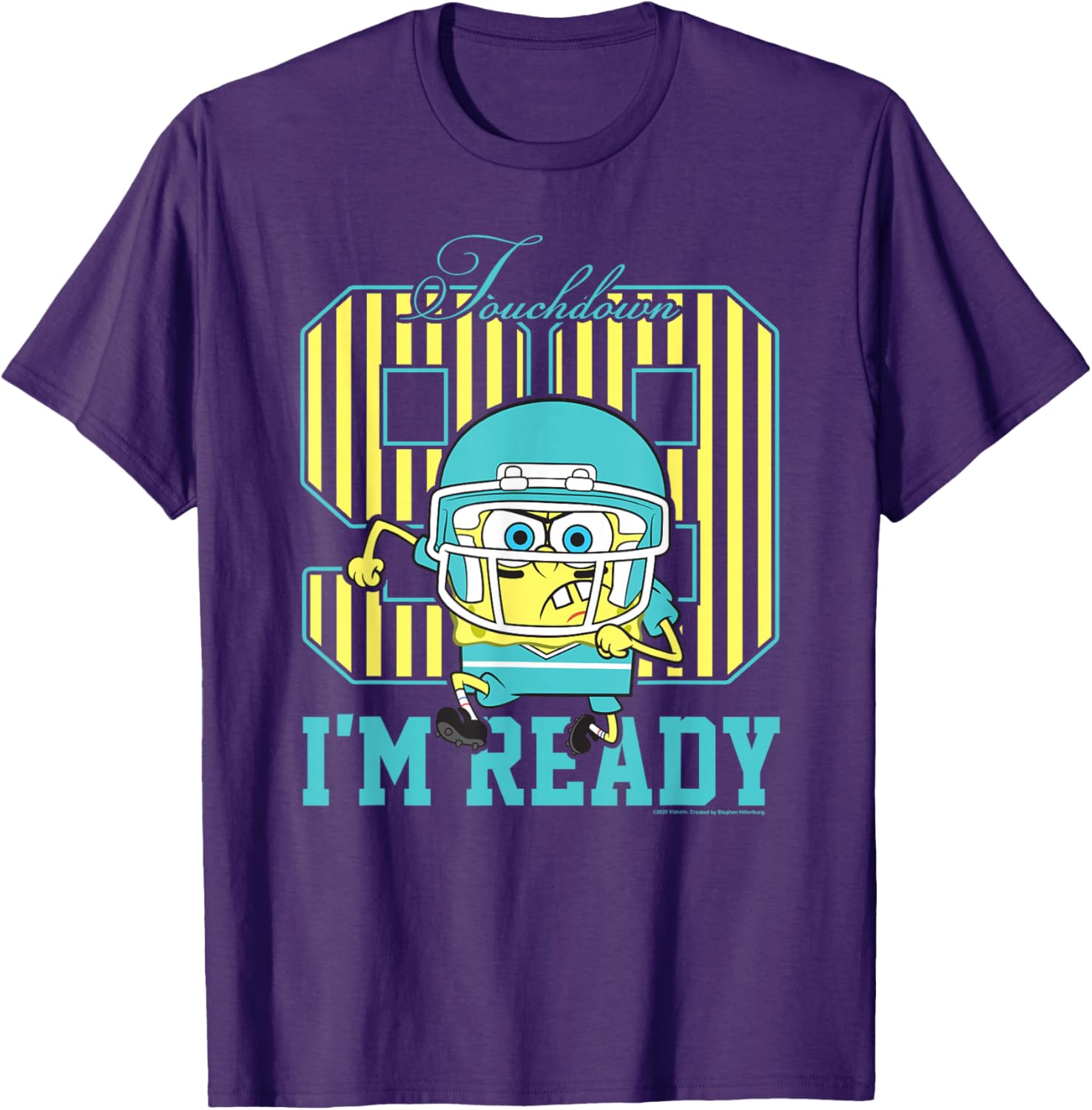 SpongeBob SquarePants Retro Touchdown T-Shirt for Fun Fashion Lovers - 5