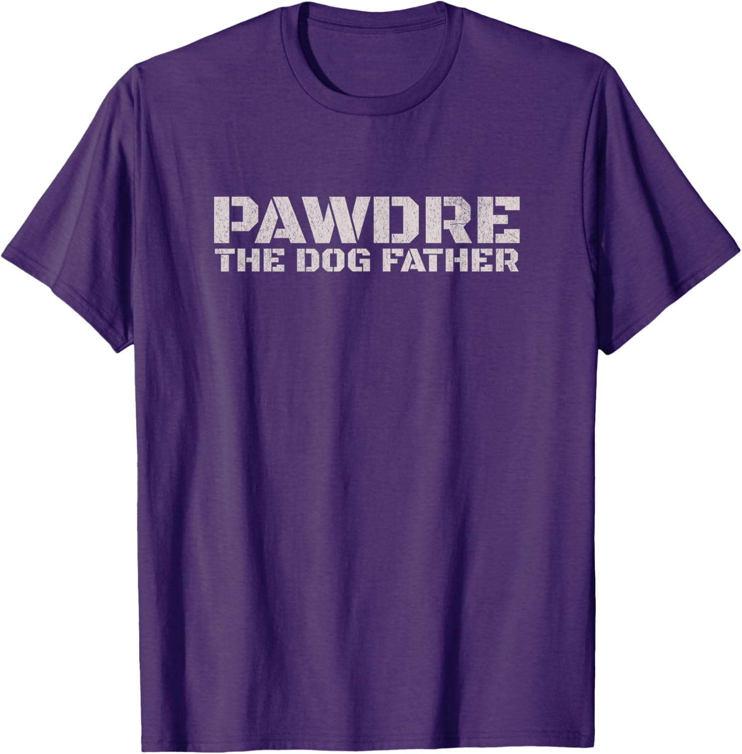 PAWDRE The Dog Father Dog Dad Christmas T-Shirt for Dog Lovers - 5
