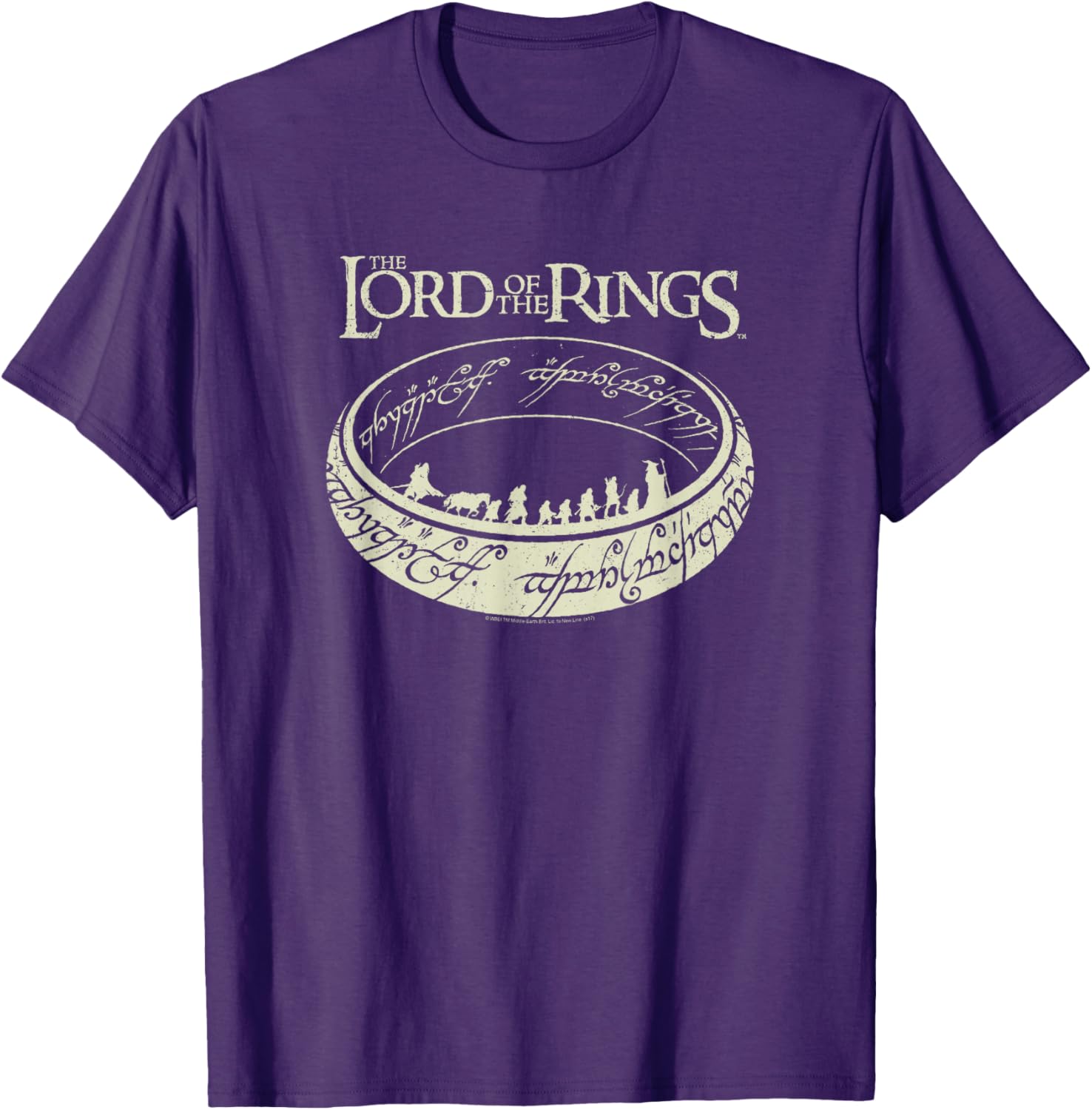 The Lord of the Rings Journey Ring Graphic T-Shirt for Fans - 4