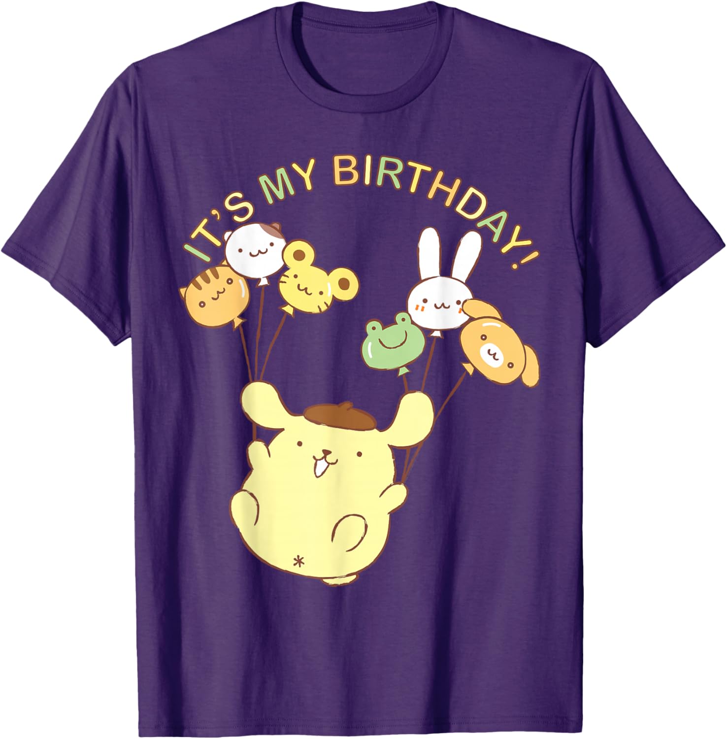 Pompompurin It's My Birthday T-Shirt Cute Design for Celebrations - 1