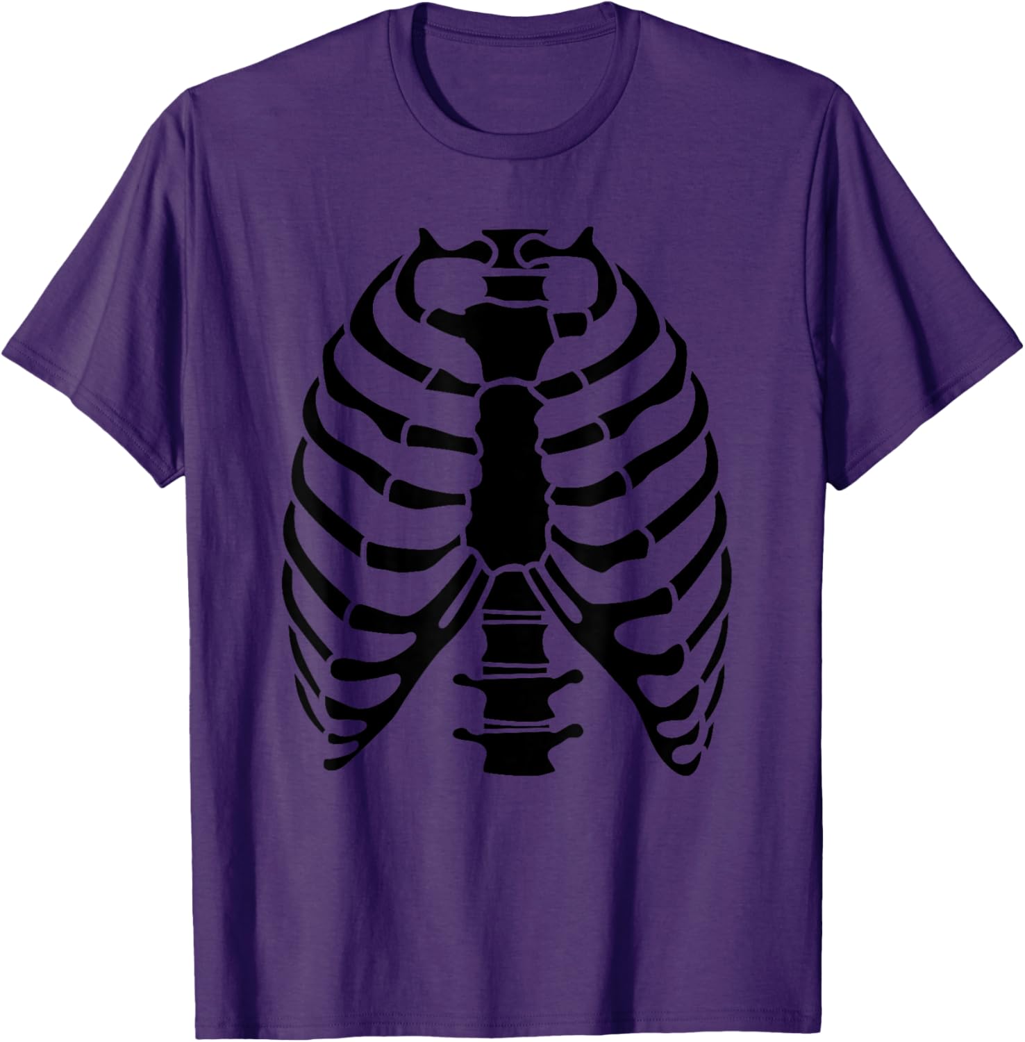 Skeleton Rib Cage Halloween Costume T-Shirt for Fun Celebrations - 17