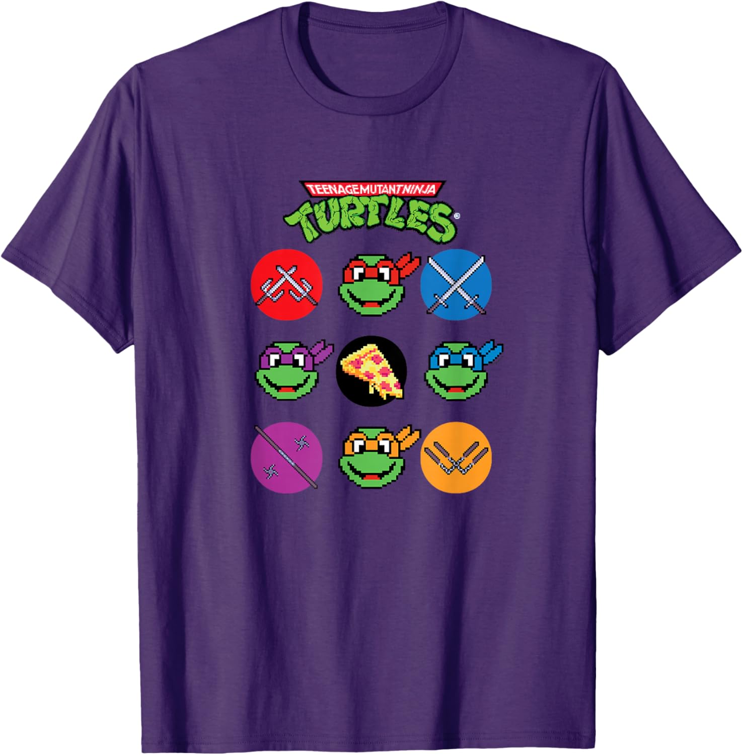Teenage Mutant Ninja Turtles Grid Tee Stylish Youth Shirt for Fans - 10