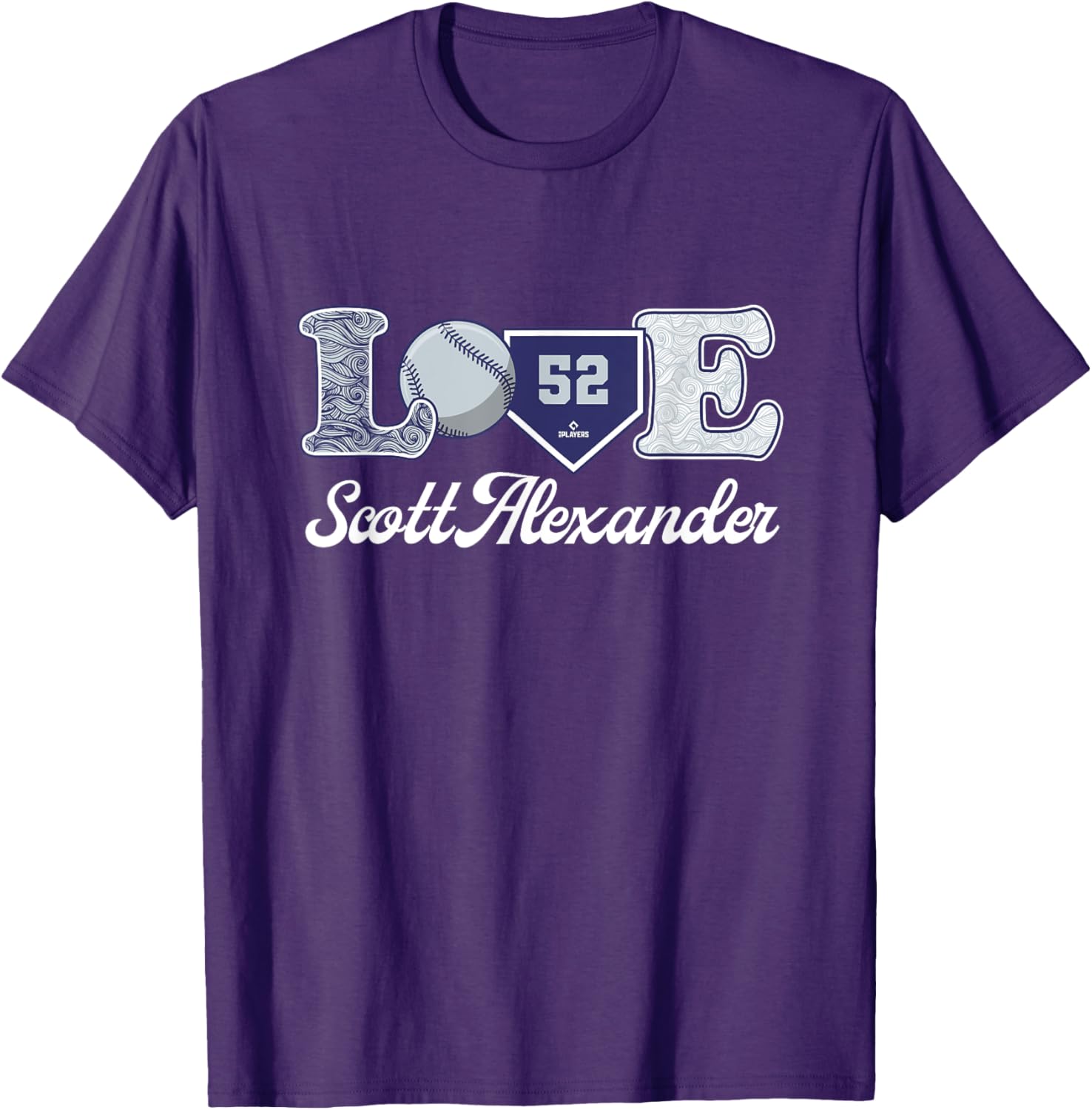 Stylish Love Scott Alexander Colorado Baseball T-Shirt for Fans - 2