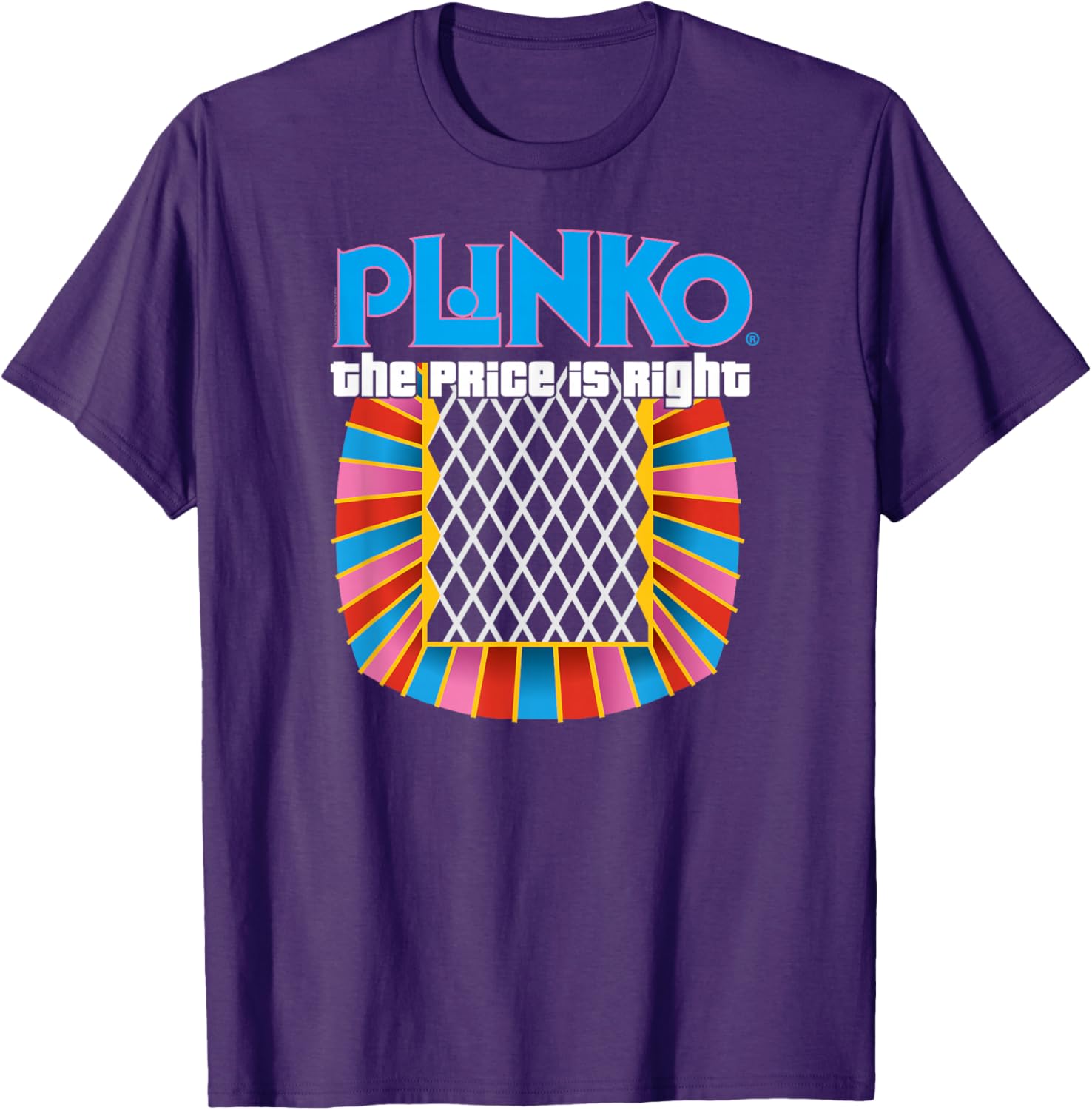 Price is Right Unisex Adults Black Plinko T-Shirt for Fun Game Lovers - 13