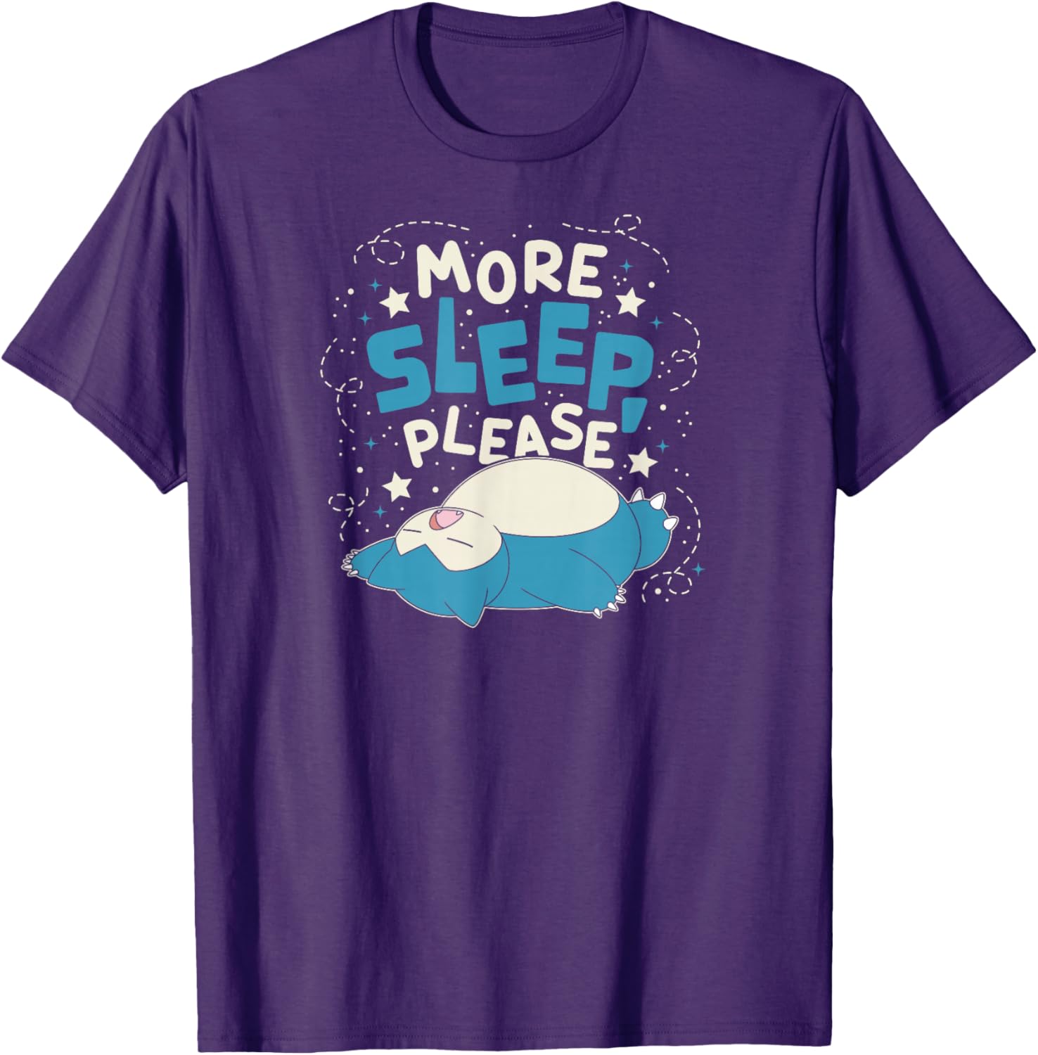 Snorlax More Sleep Please T-Shirt for Pokémon Fans - Comfy and Cute - 12