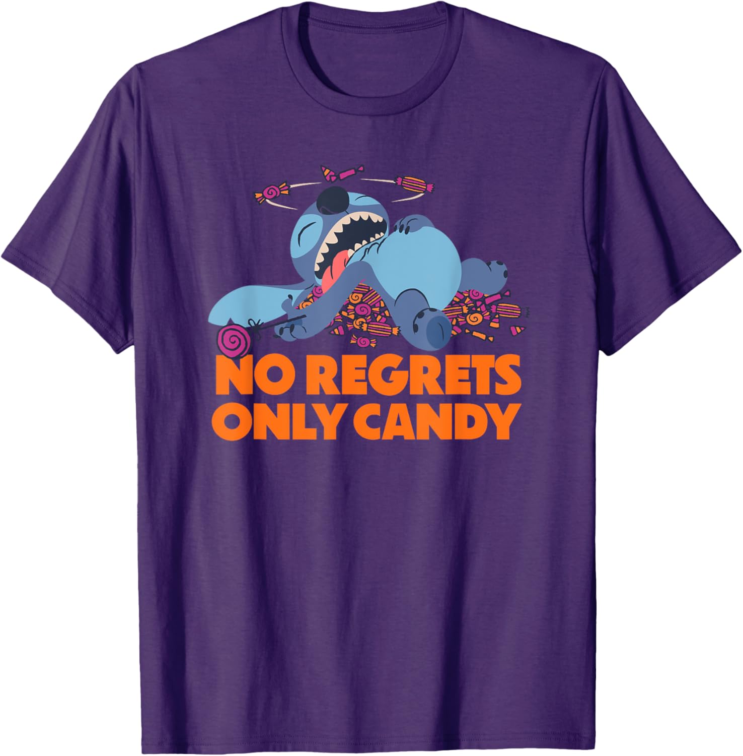 Amazon Essentials Halloween No Regrets Only Candy T-Shirt for Fun Celebrations - 3