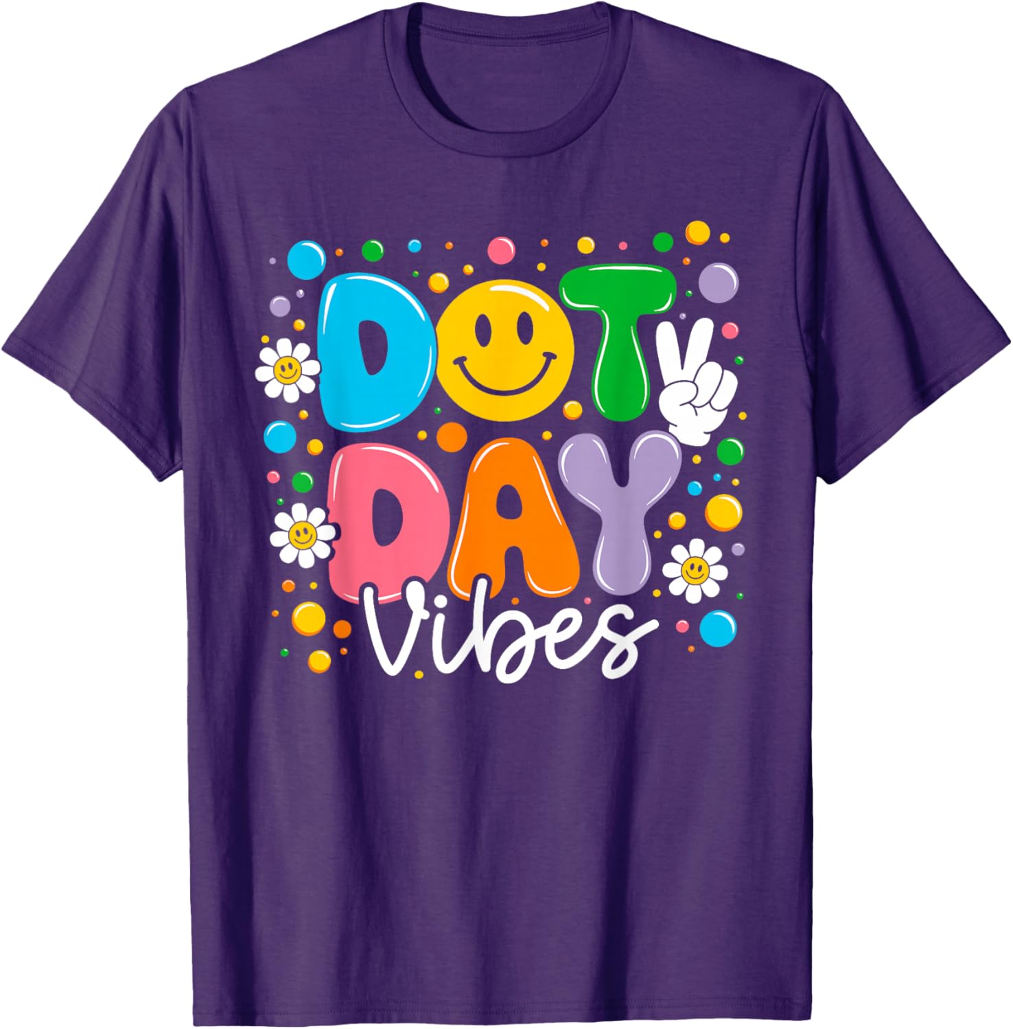 Happy Dot Day 2025 Colorful Polka Dot T-Shirt for Kids and Teachers - 19
