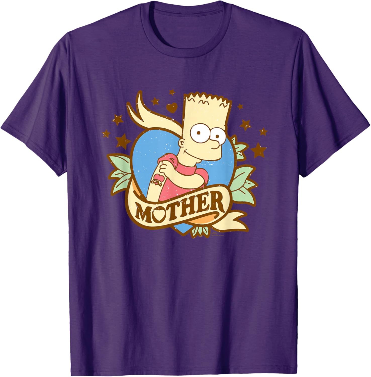Retro Bart Simpson Mother's Day T-Shirt Gift for Moms and Fans - 18