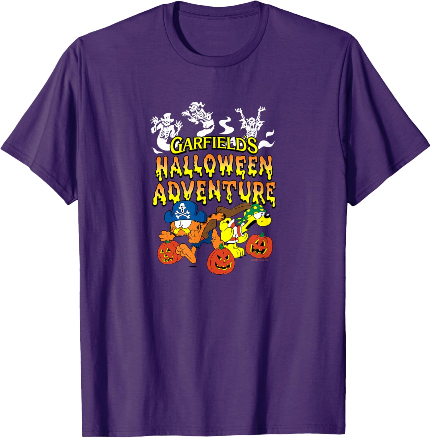 Garfield Halloween Adventure T-Shirt for Fun and Festive Style - 5