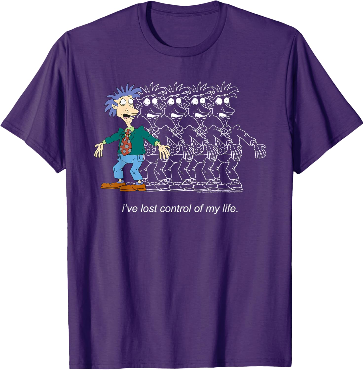 Rugrats Stu I've Lost Control Parent Crisis Cartoon T-Shirt for Fans - 3