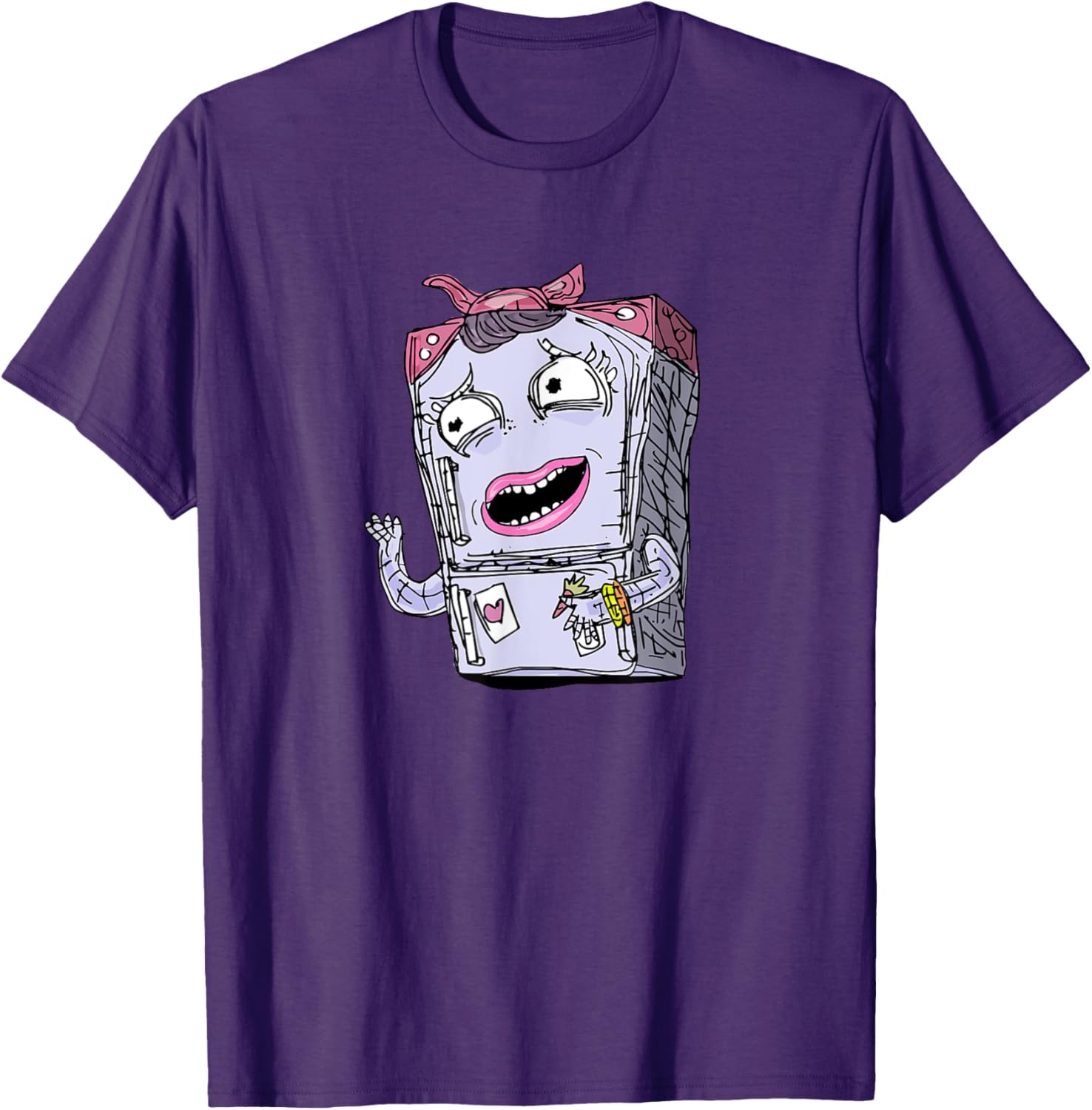 Rick and Morty Mrs. Refrigerator T-Shirt Fun Cartoon Apparel for Fans - 4
