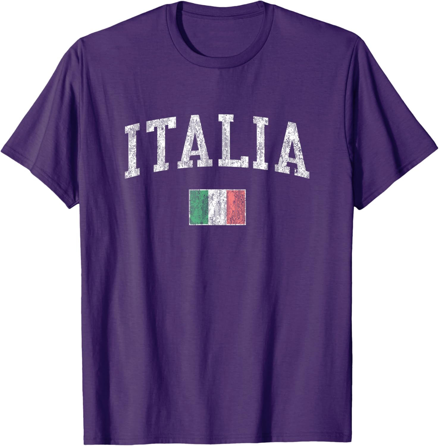 Vintage Italy T-Shirt with Italian Flag for Sports Fans and Travelers - 14