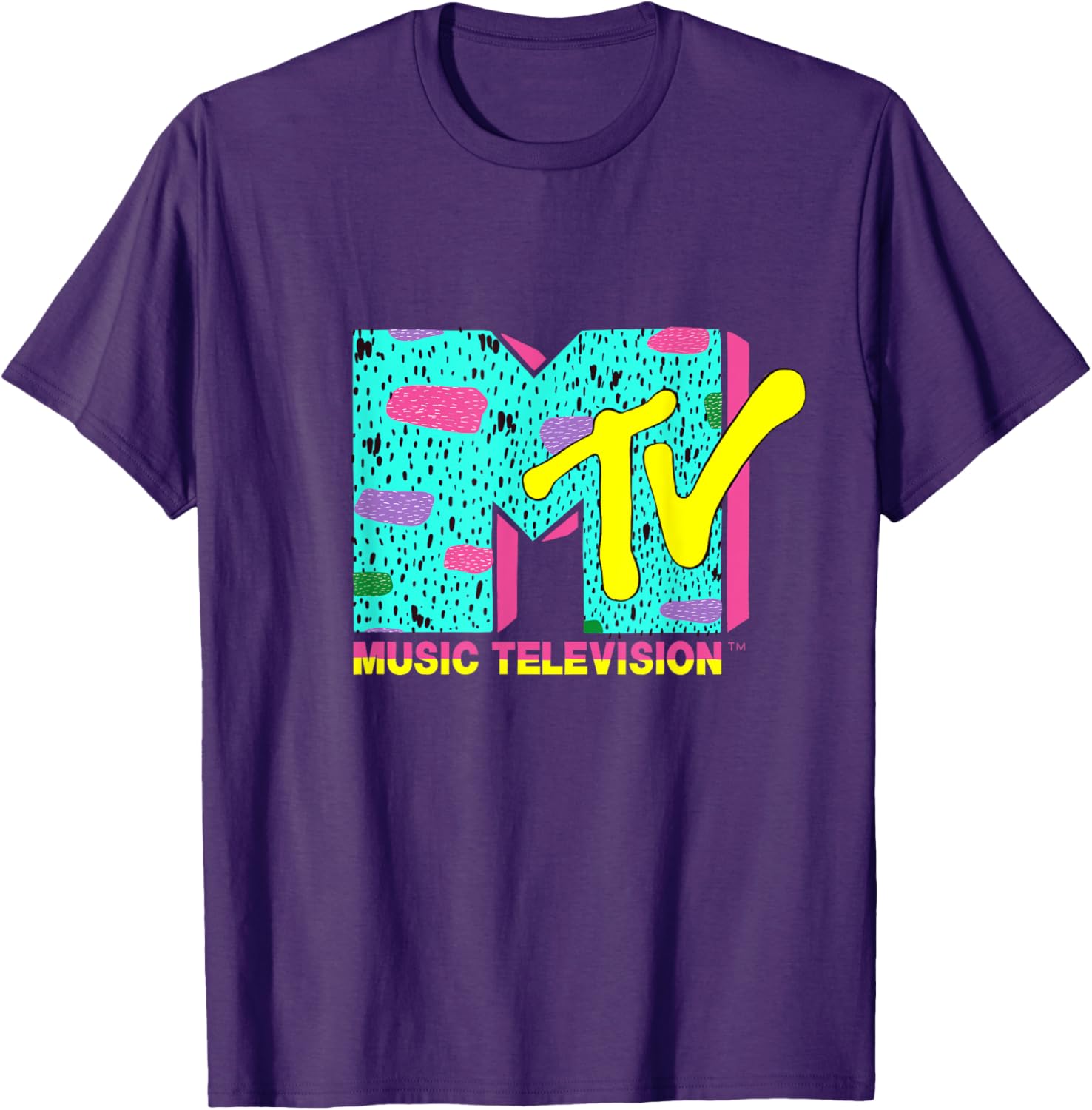 Vibrant Mademark x MTV Logo T-Shirt with Funky Design for Enthusiasts - 12