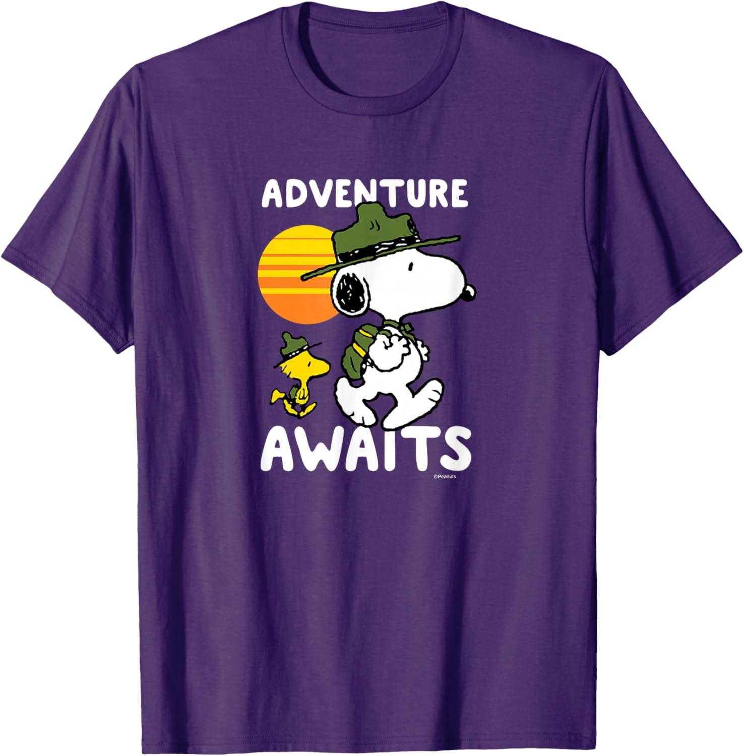 Peanuts Snoopy Adventure Awaits T-Shirt for Fun-Loving Fans - 10