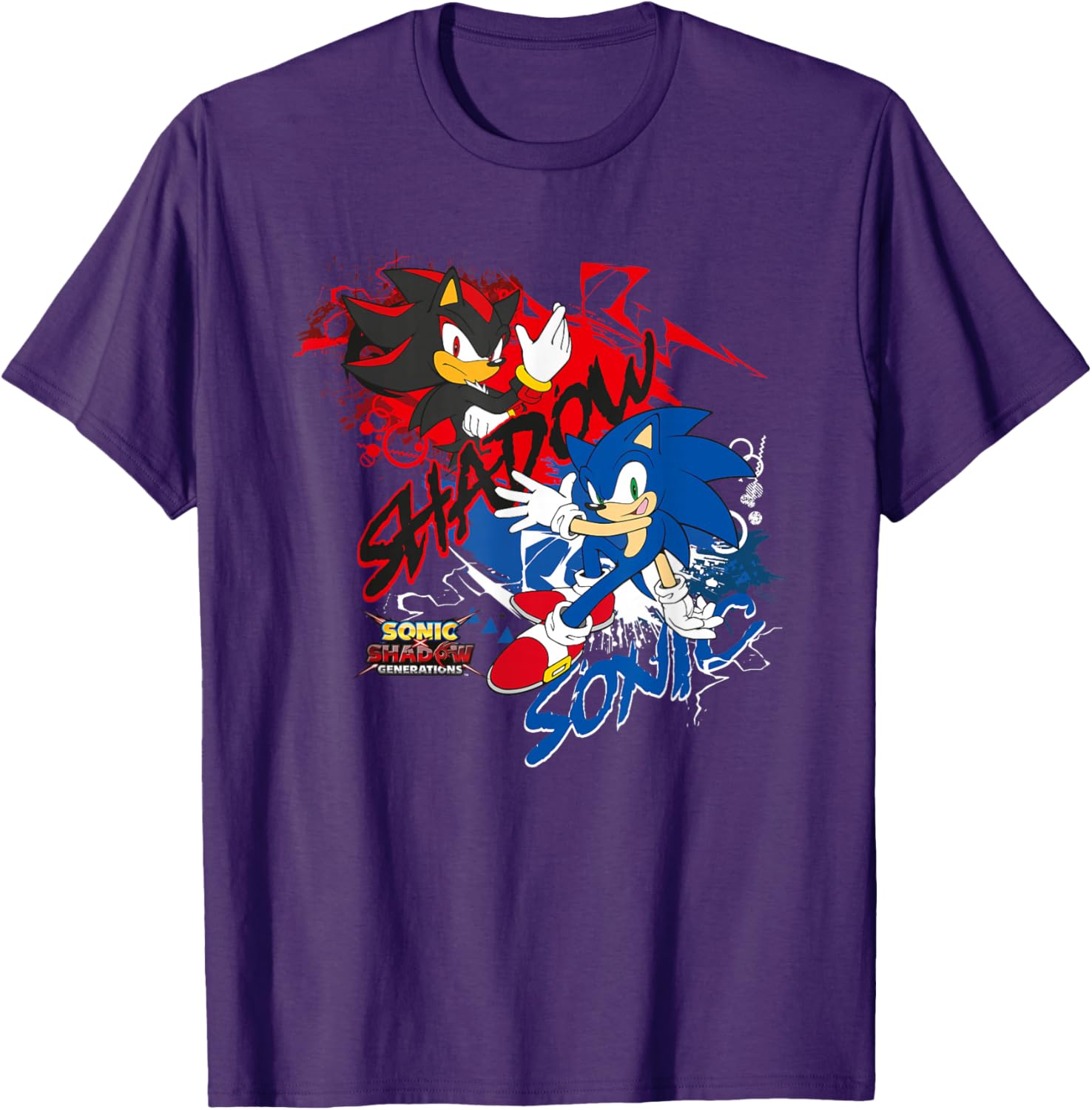 Sonic X Shadow Generations T-Shirt for Fans of Sonic the Hedgehog - 10