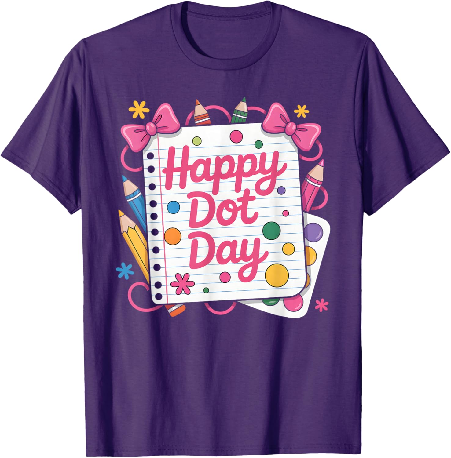 Happy Dot Day 2025 Colorful T-Shirt for Kids and Teachers Boys Girls - 10
