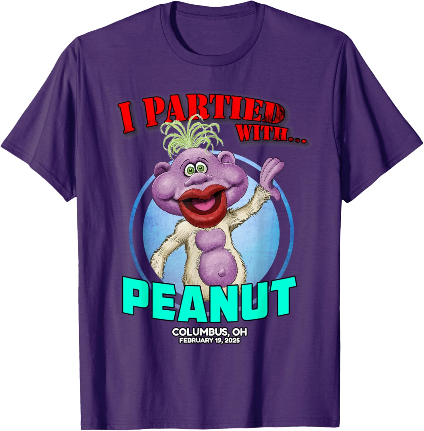 Peanut Columbus Ohio 2025 T-Shirt for Fun Casual Wear and Gifts - 4