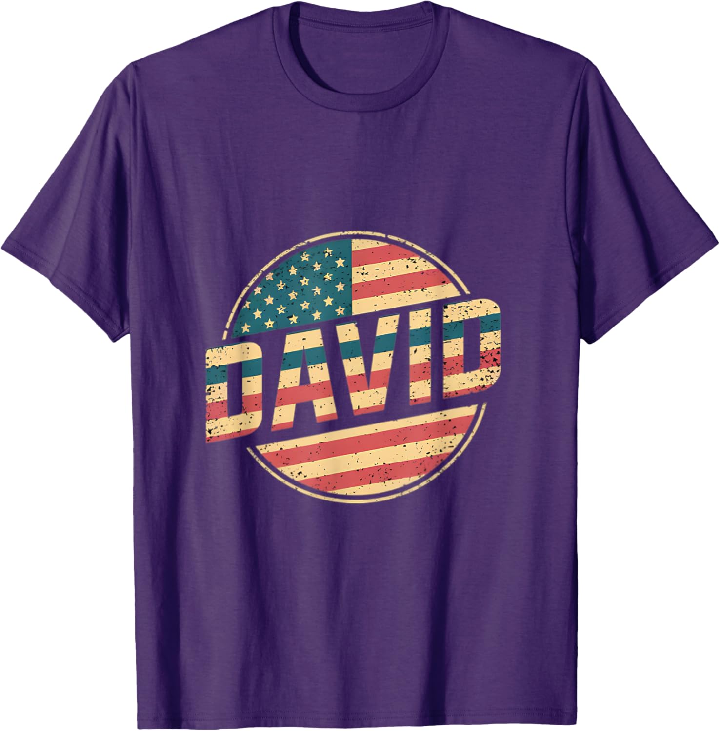 Personalized DAVID USA Flag T-Shirt for Proud Patriots and Fans - 4